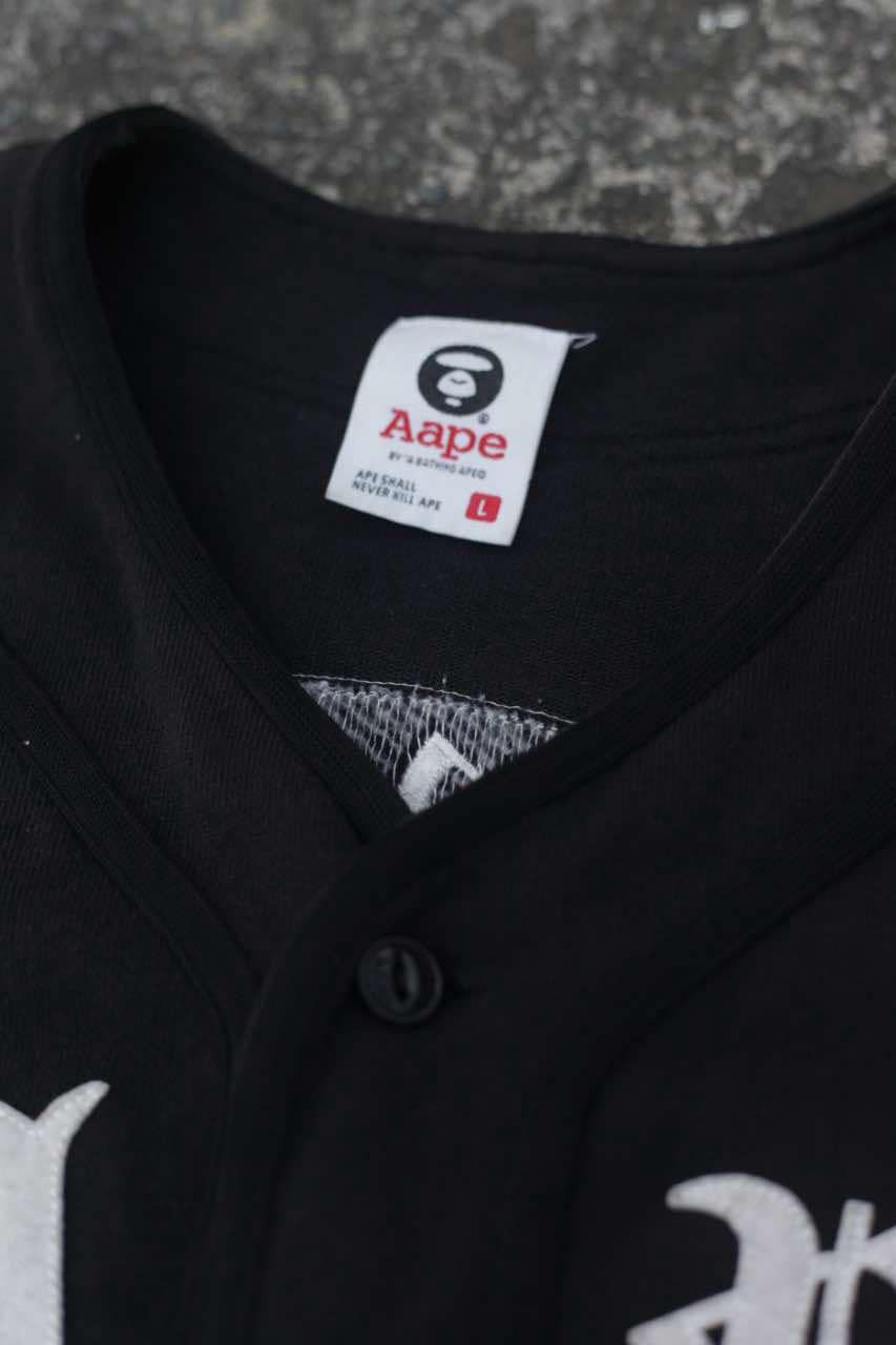 Aape A BATHING APE | AAPE UNIVERSE Baseball Jersey Size US L / EU 52-54 / 3 - 4 Thumbnail