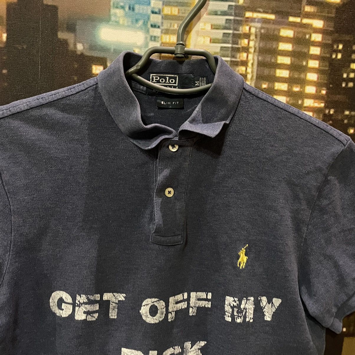 Polo Ralph Lauren VINTAGE 90S RALPH LAUREN GET OFF MY DICK PENIS OPIUM PORNO Size US M / EU 48-50 / 2 - 5 Thumbnail