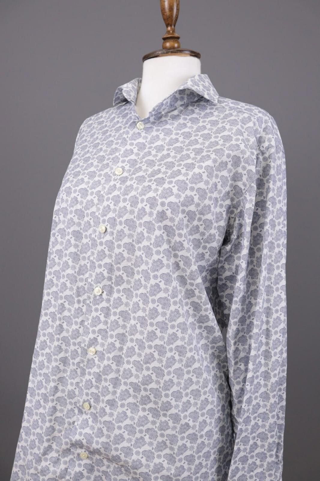 Eton Eton Multicolor Geometric Collared Front Shirt Dress Size 41 Size M / US 6-8 / IT 42-44 - 5 Thumbnail