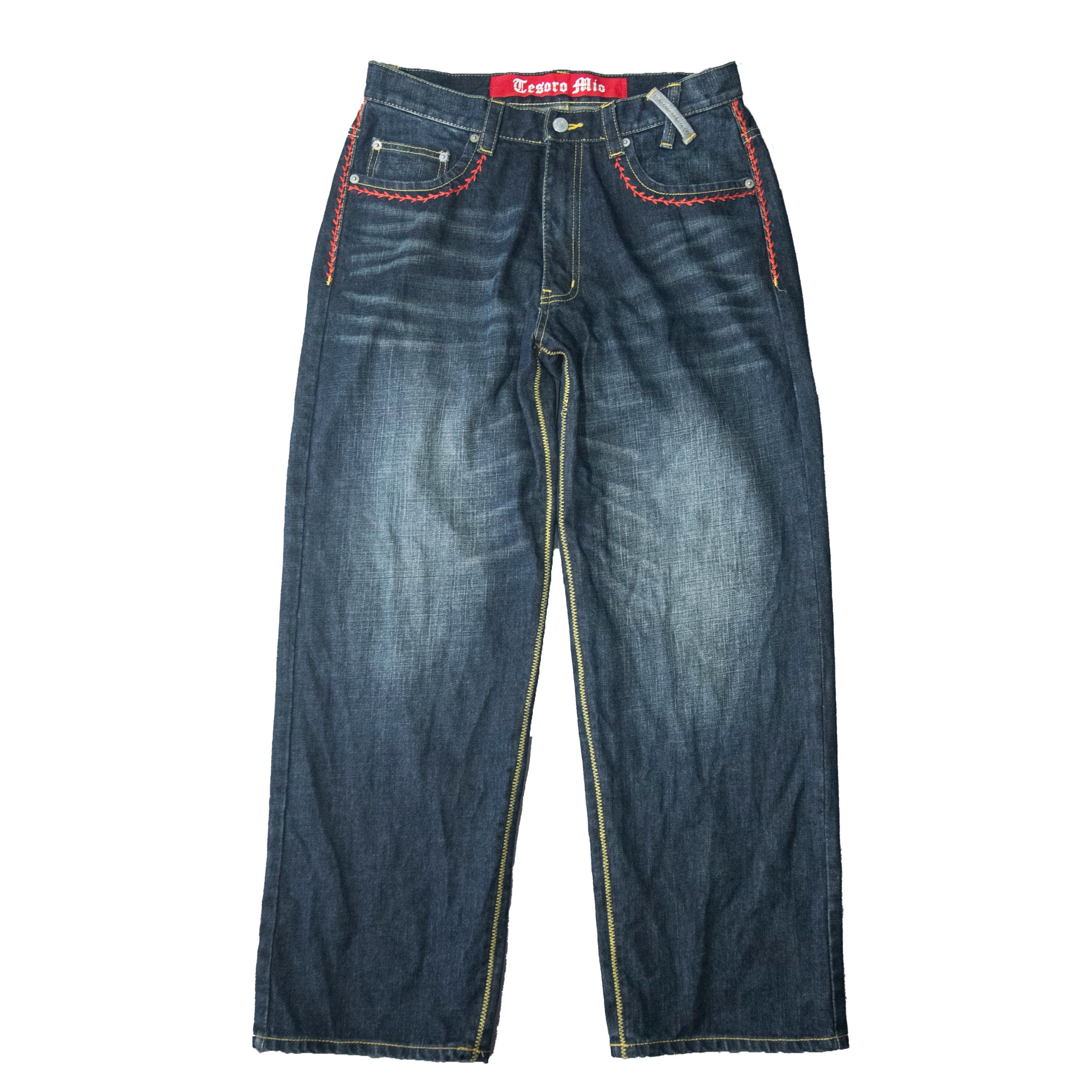 Japanese Brand Tesoro Mio Denim Size US 32 / EU 48 - 1 Thumbnail