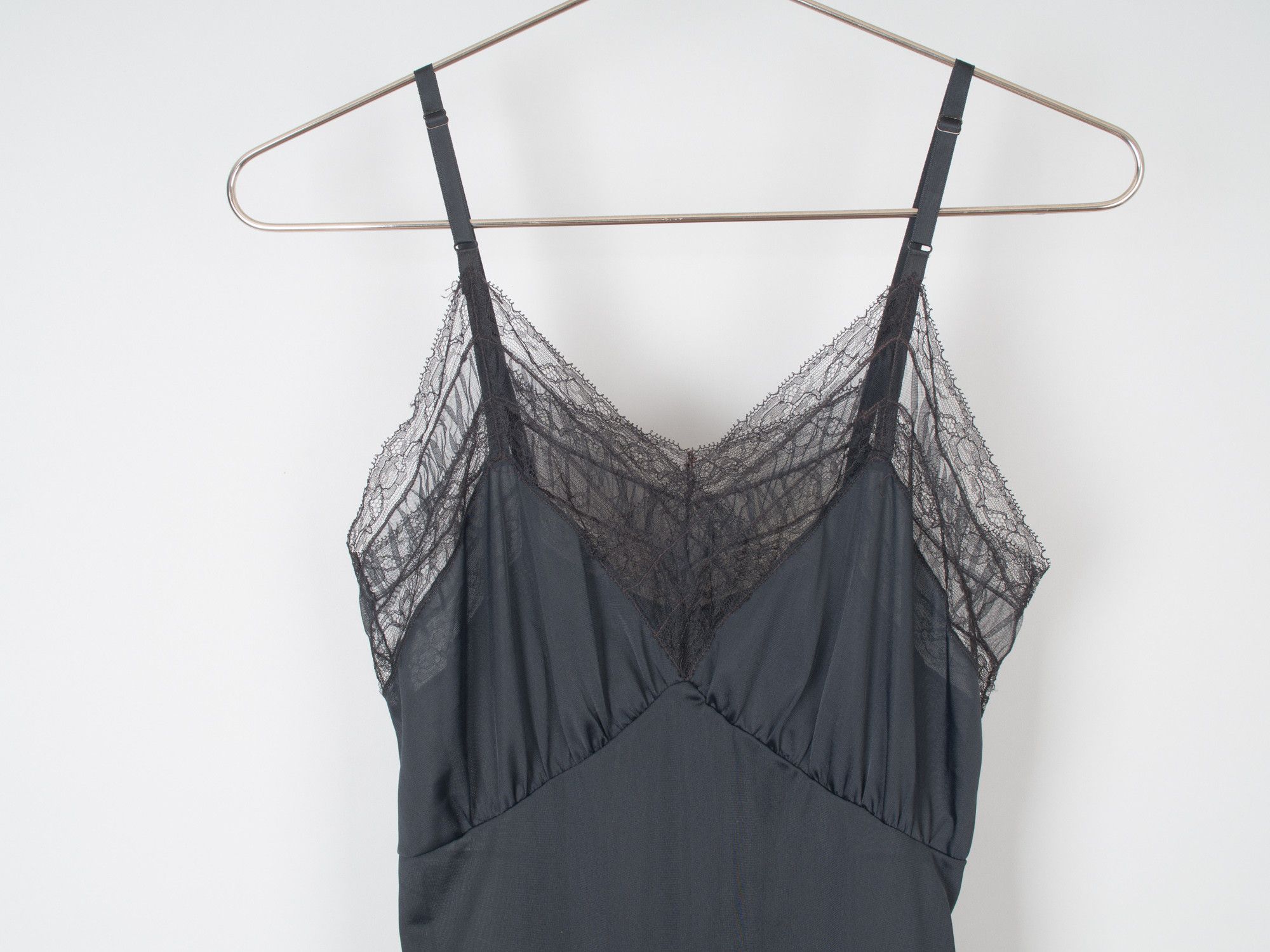 Vintage 1950's Lace Slip Dress Size S / US 4 / IT 40 - 3 Thumbnail