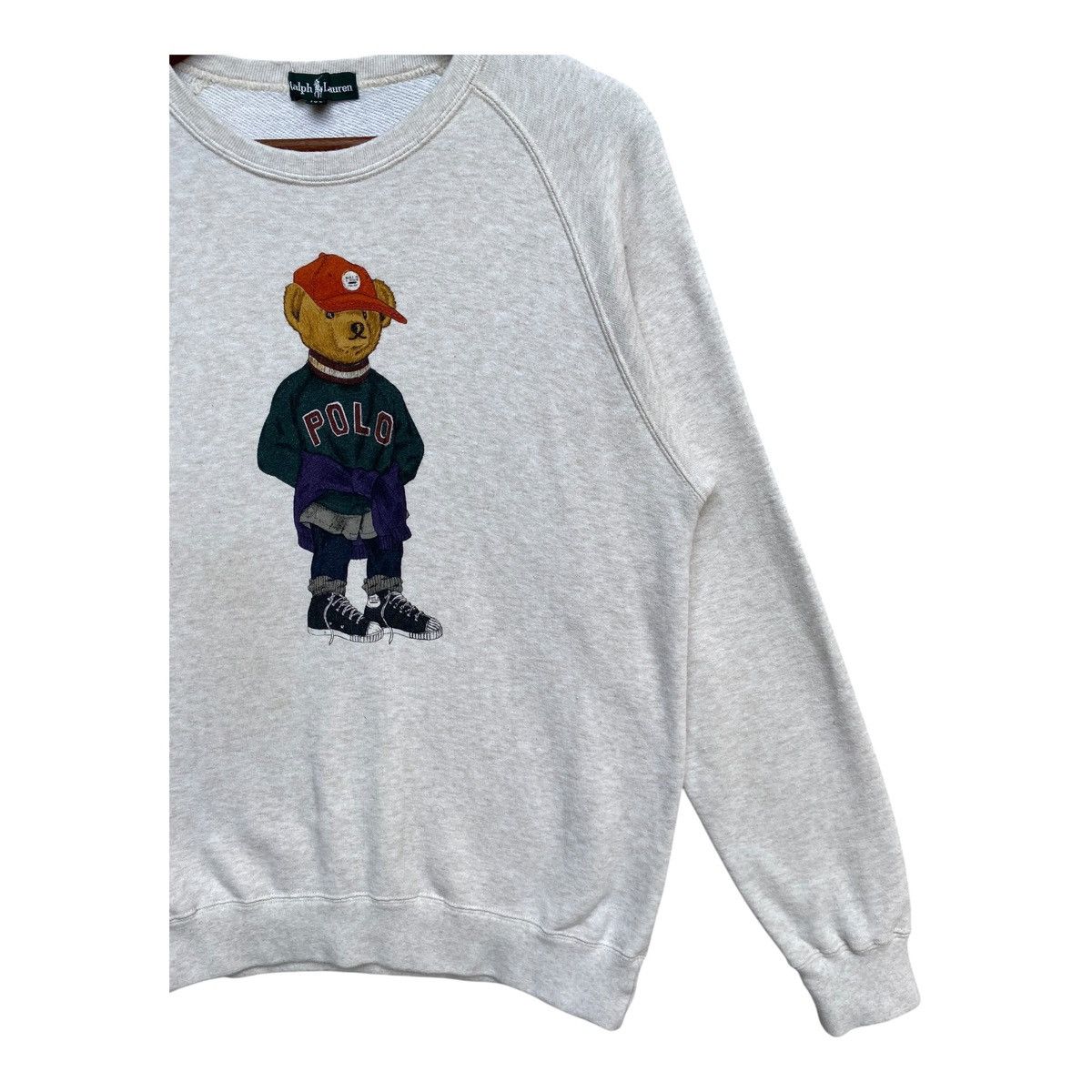 Polo Ralph Lauren Vintage Polo Ralph Lauren Kids Polo Bear Sweatshirt Size 160 Size US M / EU 48-50 / 2 - 4 Thumbnail