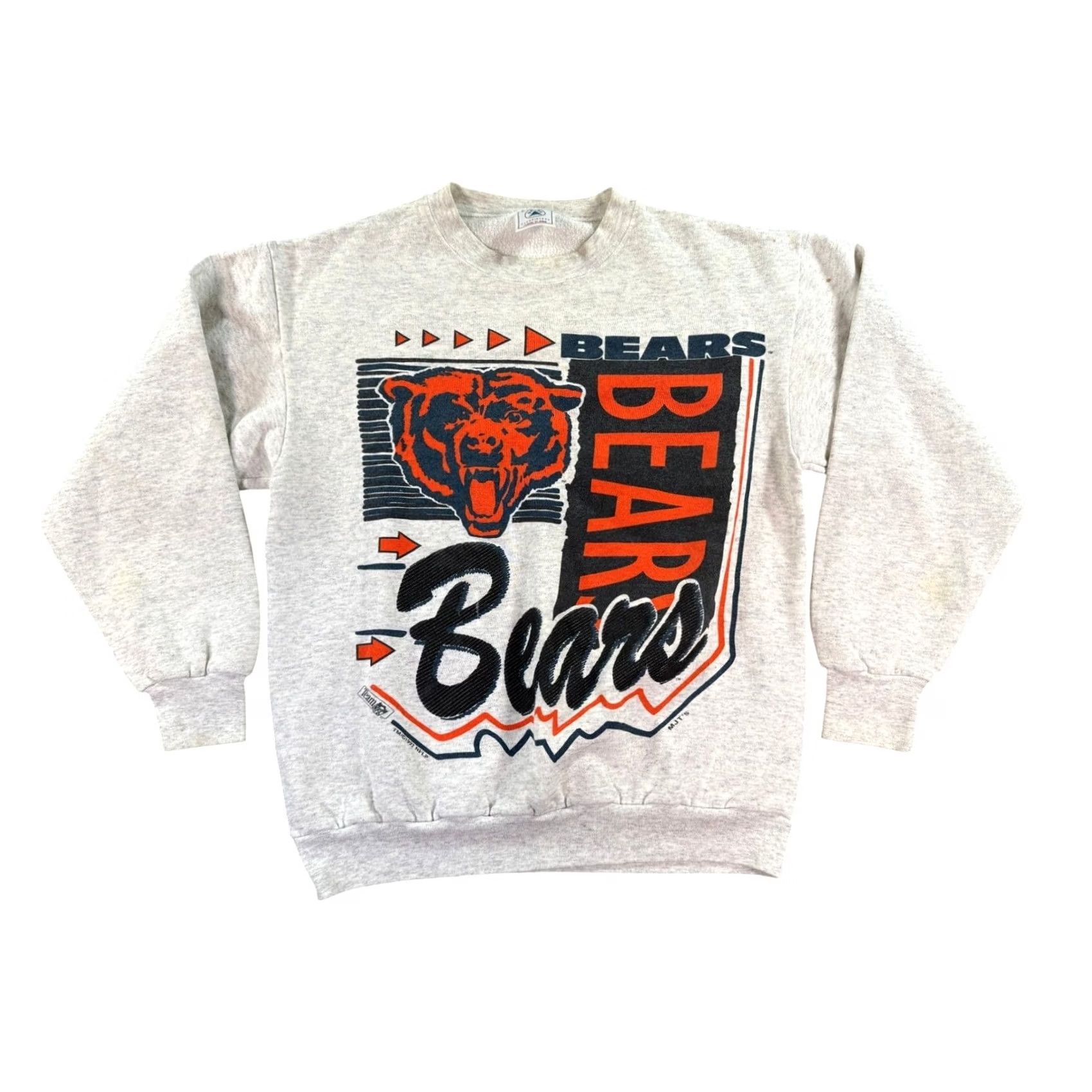 Delta VINTAGE Delta Chicago Bears Sweatshirt Mens L Gray 1993 Graphic NFL 90s USA Crew Neck Long Sleeve Pullover Size US L / EU 52-54 / 3 - 2 Thumbnail
