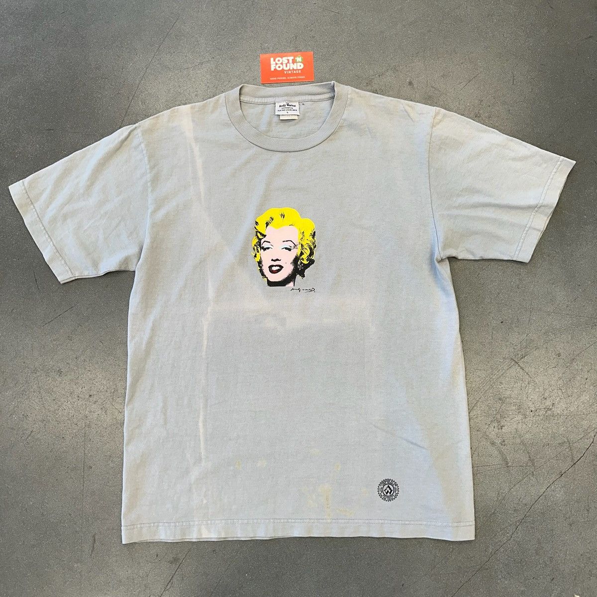 Andy Warhol ‘90s Vintage The Andy Warhol Foundation Marilyn Monroe Tee Size US L / EU 52-54 / 3 - 1 Thumbnail