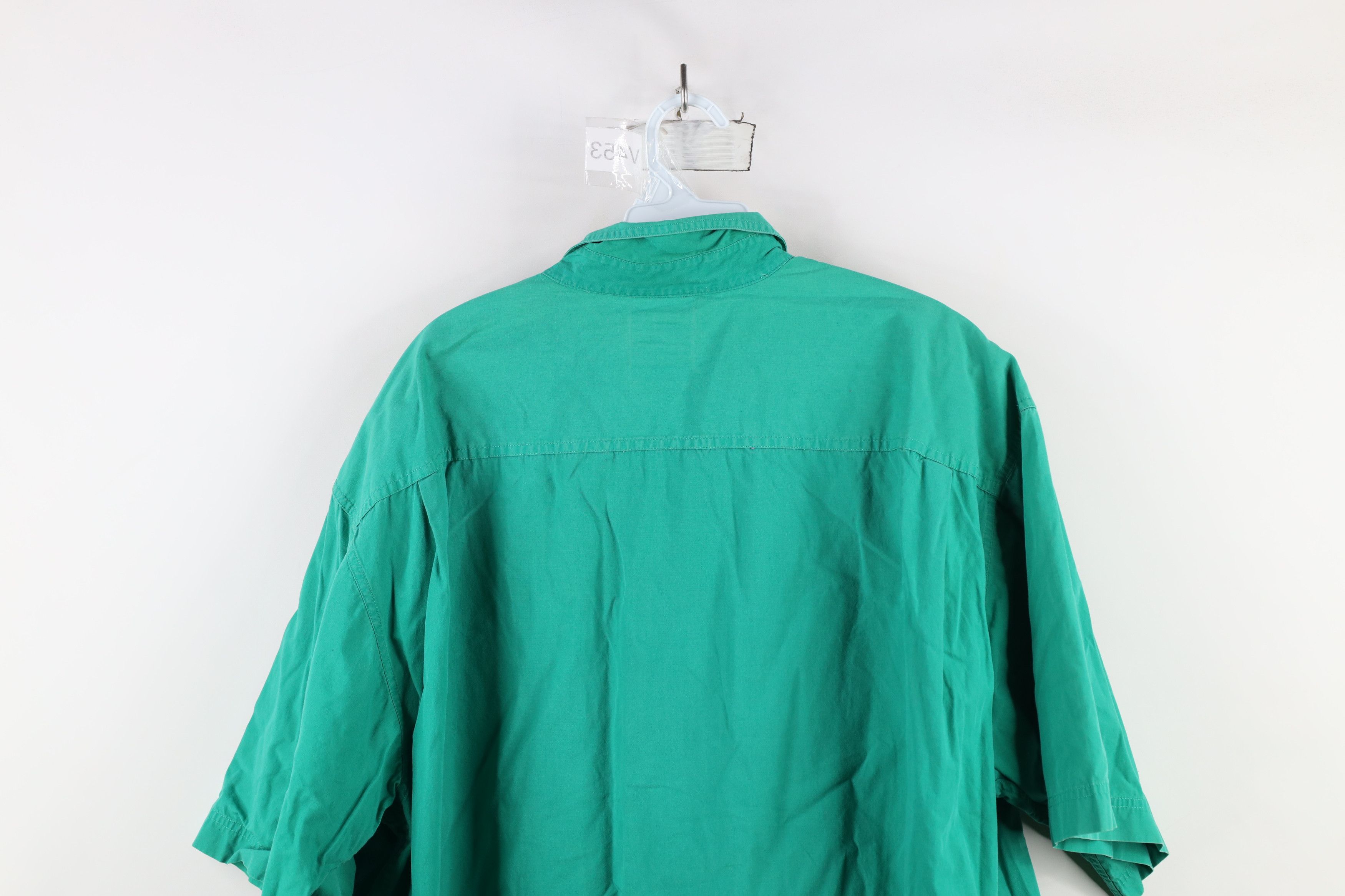 Vintage Vintage 90s Streetwear Short Sleeve Collared Button Shirt Size US XL / EU 56 / 4 - 12 Thumbnail