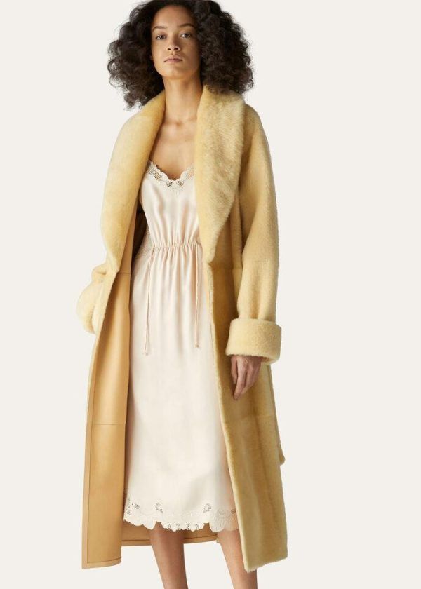 Loro Piana o1srvl11e1224 Abito Janaan Dress in Ivory Size XS / US 0-2 / IT 36-38 - 3 Thumbnail