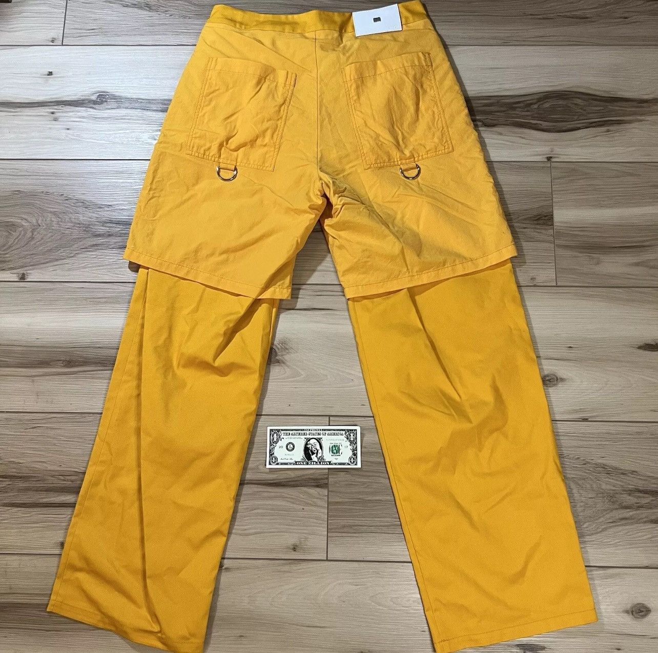 Hood By Air Shorts Layered Dress Pants Yellow Size US 35 - 8 Thumbnail