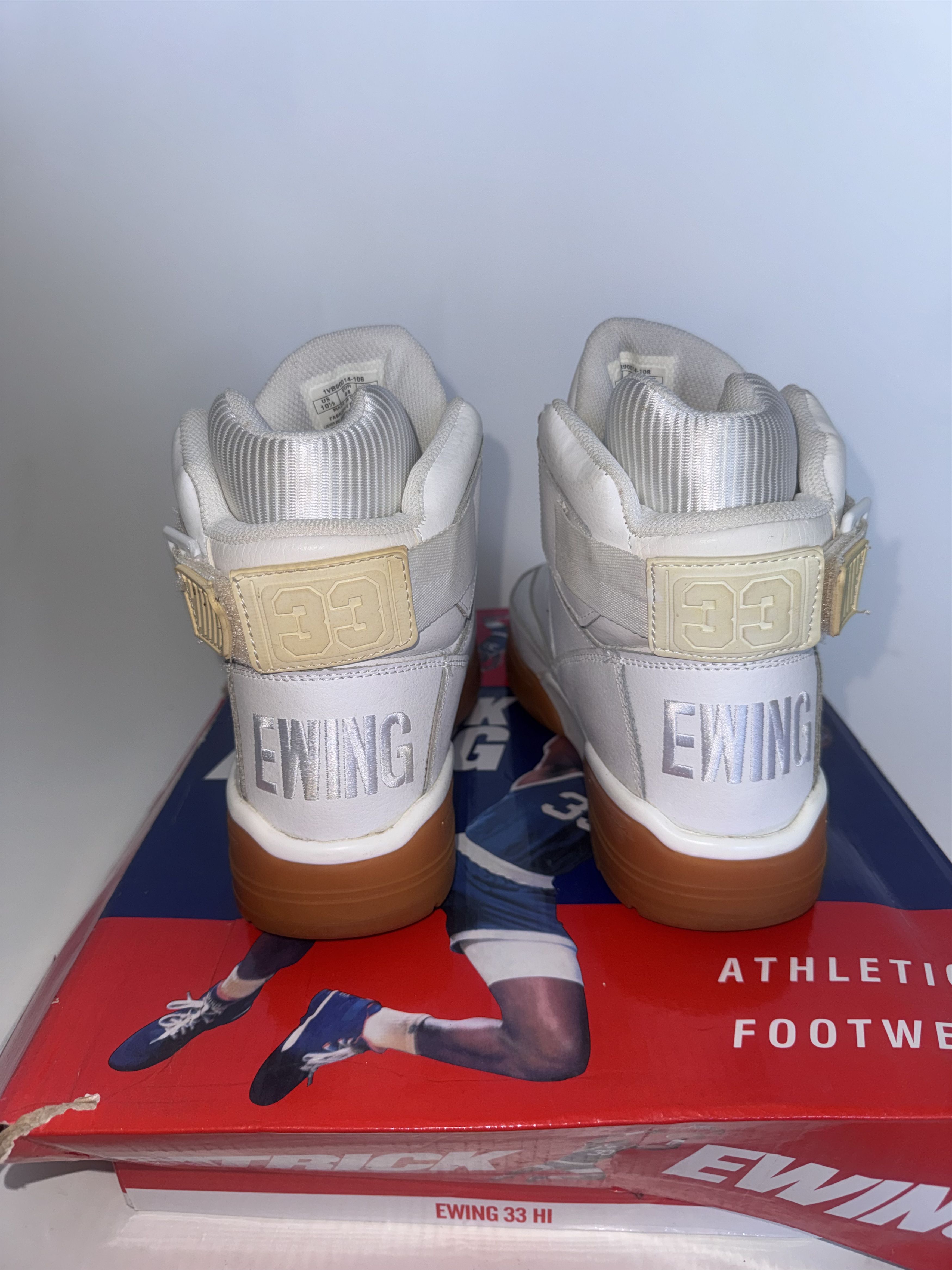 Ewing Athletics Ewing 33 Hi White Gum Size US 10.5 / EU 43-44 - 7 Thumbnail
