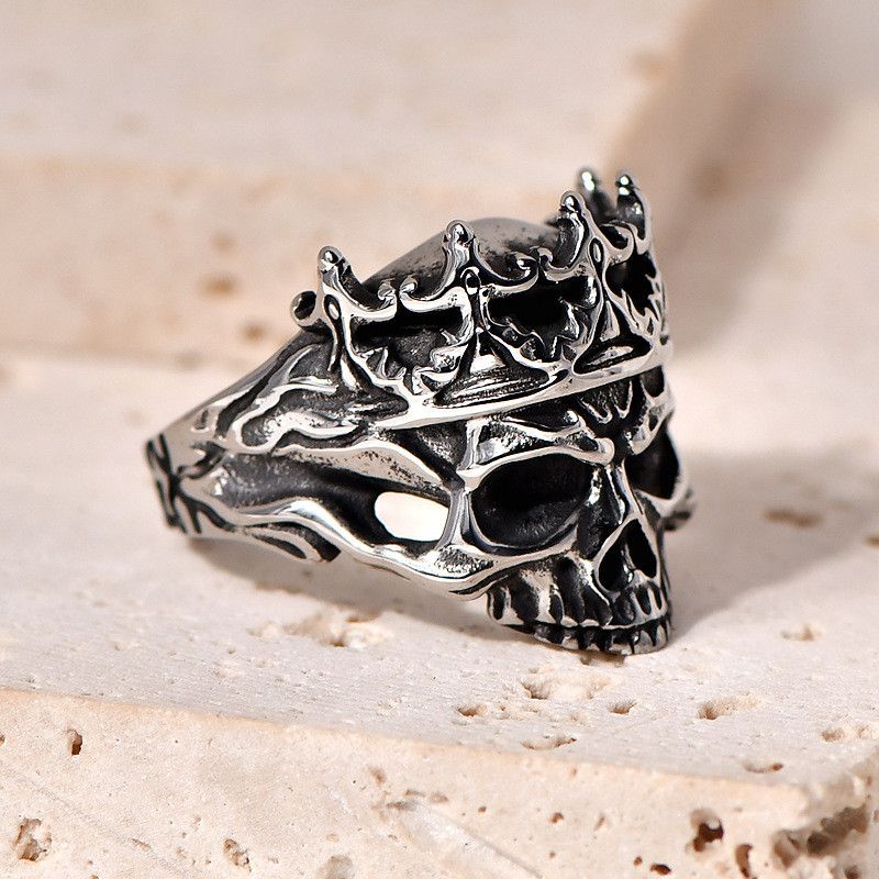 Jewelry King Skull Halloween Men's Ring Size ONE SIZE - 2 Thumbnail