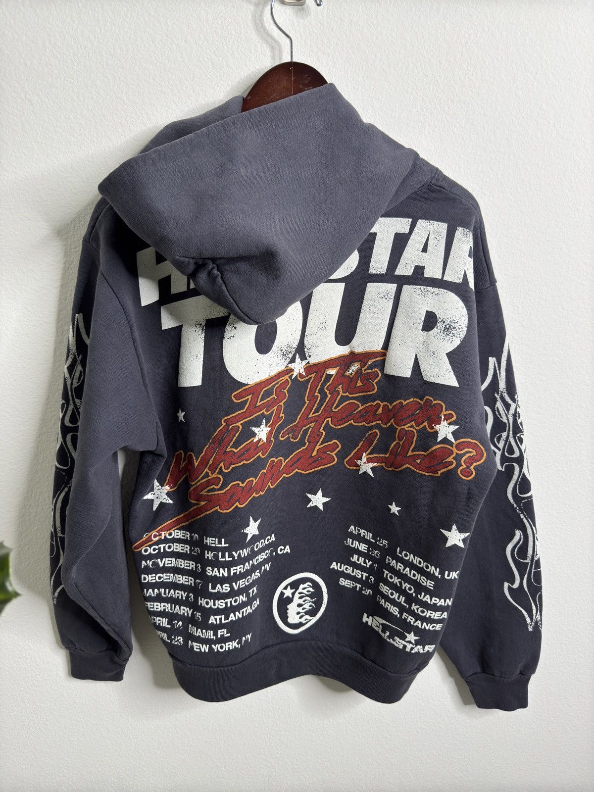 HELLSTAR Hellstar Studios Records Tour Hoodie Size US S / EU 44-46 / 1 - 6 Thumbnail