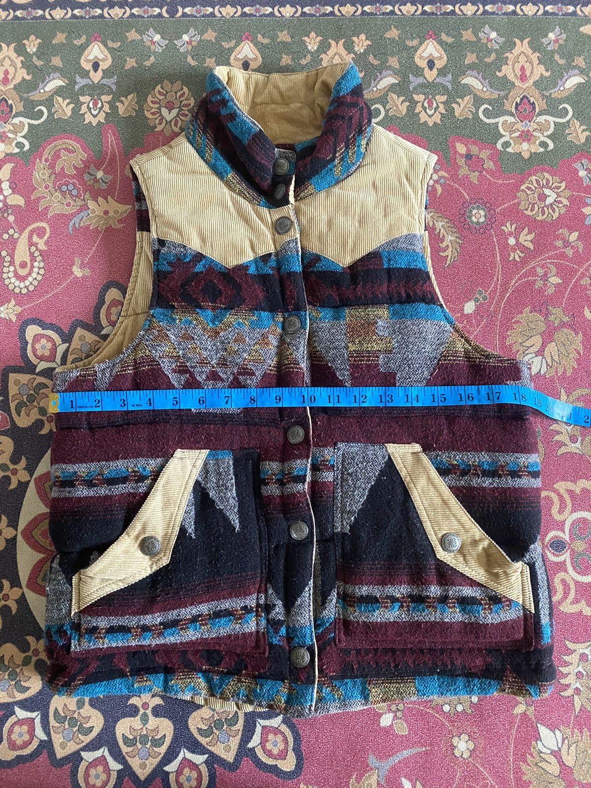 Japanese Brand Vintage Japanese Brand ANTI BALLISTIC Navajo Style Vest Size US S / EU 44-46 / 1 - 14 Thumbnail