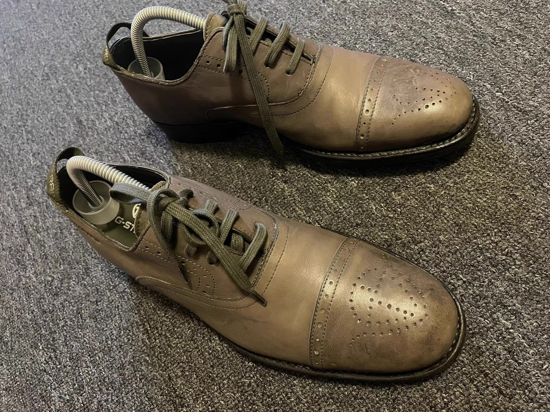 G-Star G-Star Raw gray brogue derby shoes Size US 8 / EU 41 - 2 Thumbnail