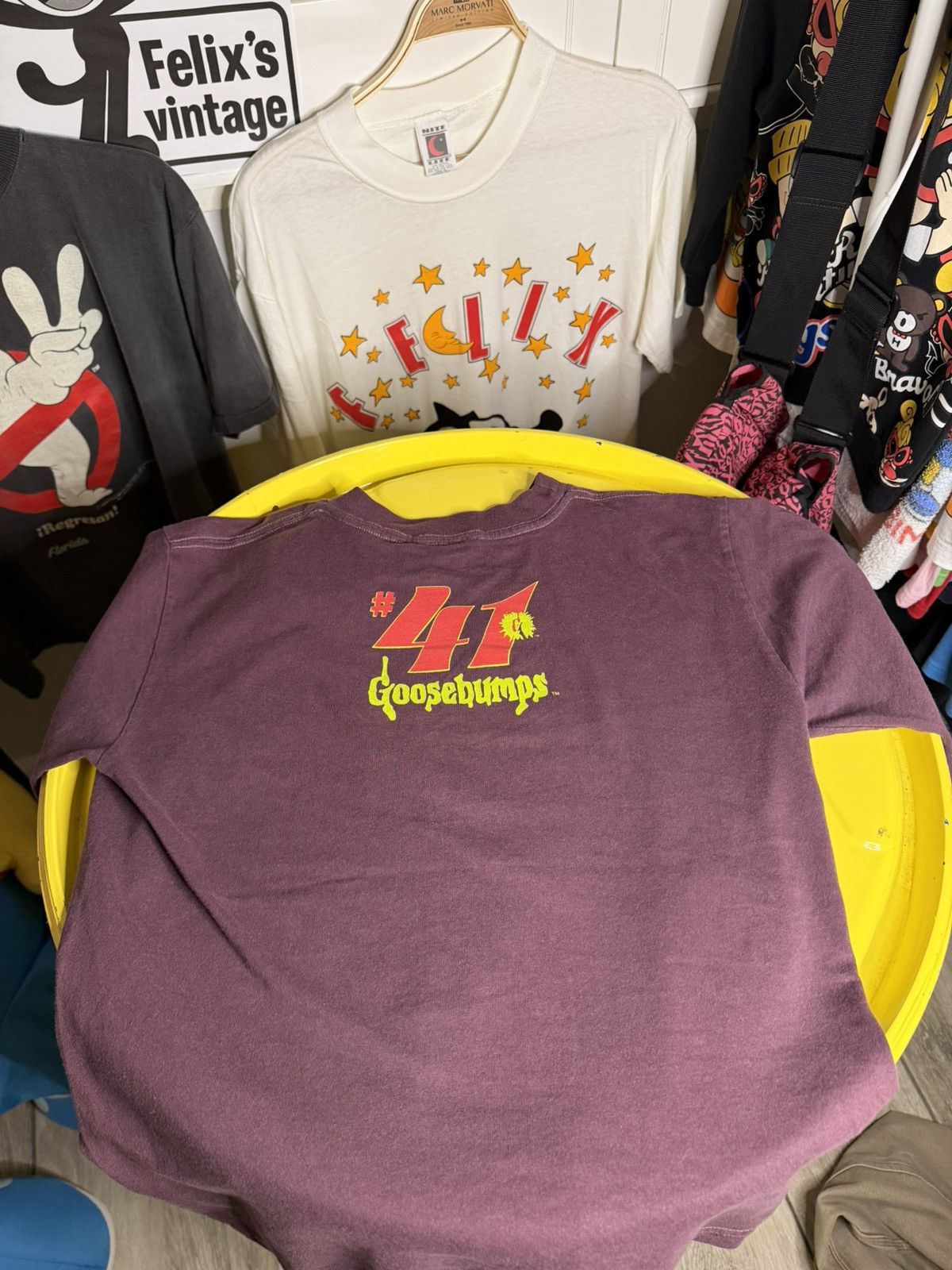Vintage 1990s goosebumps single stitch vintage T-Shirt Size US S / EU 44-46 / 1 - 3 Thumbnail