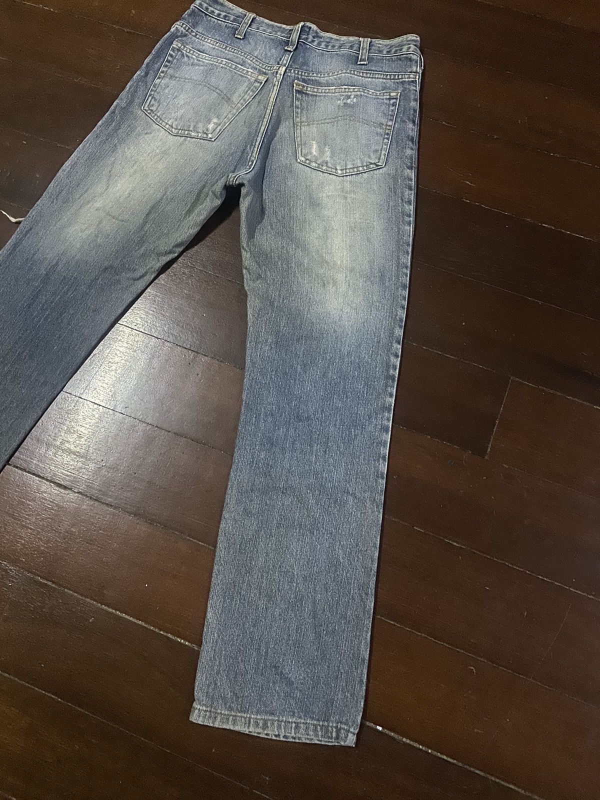 Armani × Giorgio Armani × Vintage Fire vintage ARMANI JEANS distressed mud wash flare Size US 32 / EU 48 - 16 Thumbnail