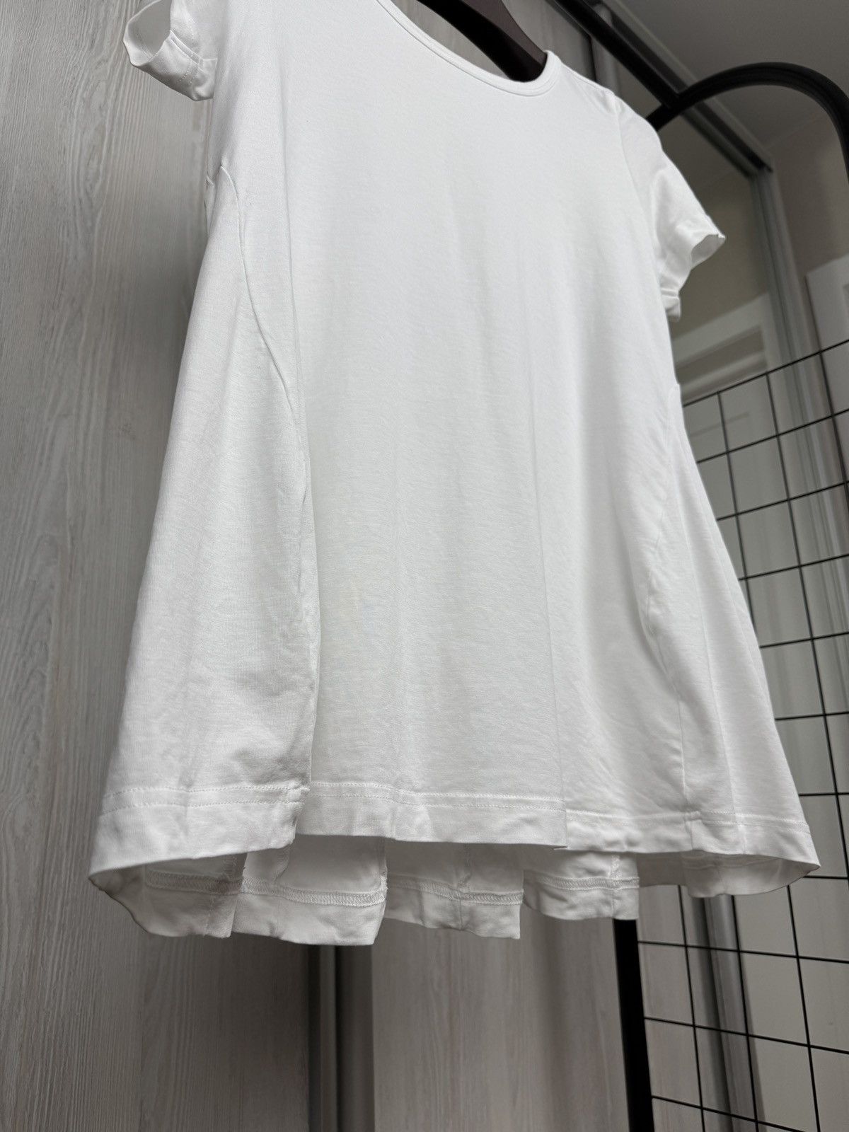 Rundholz Rundholz Black Label Blacktone white flared SS tee shirt Size S / US 4 / IT 40 - 3 Thumbnail