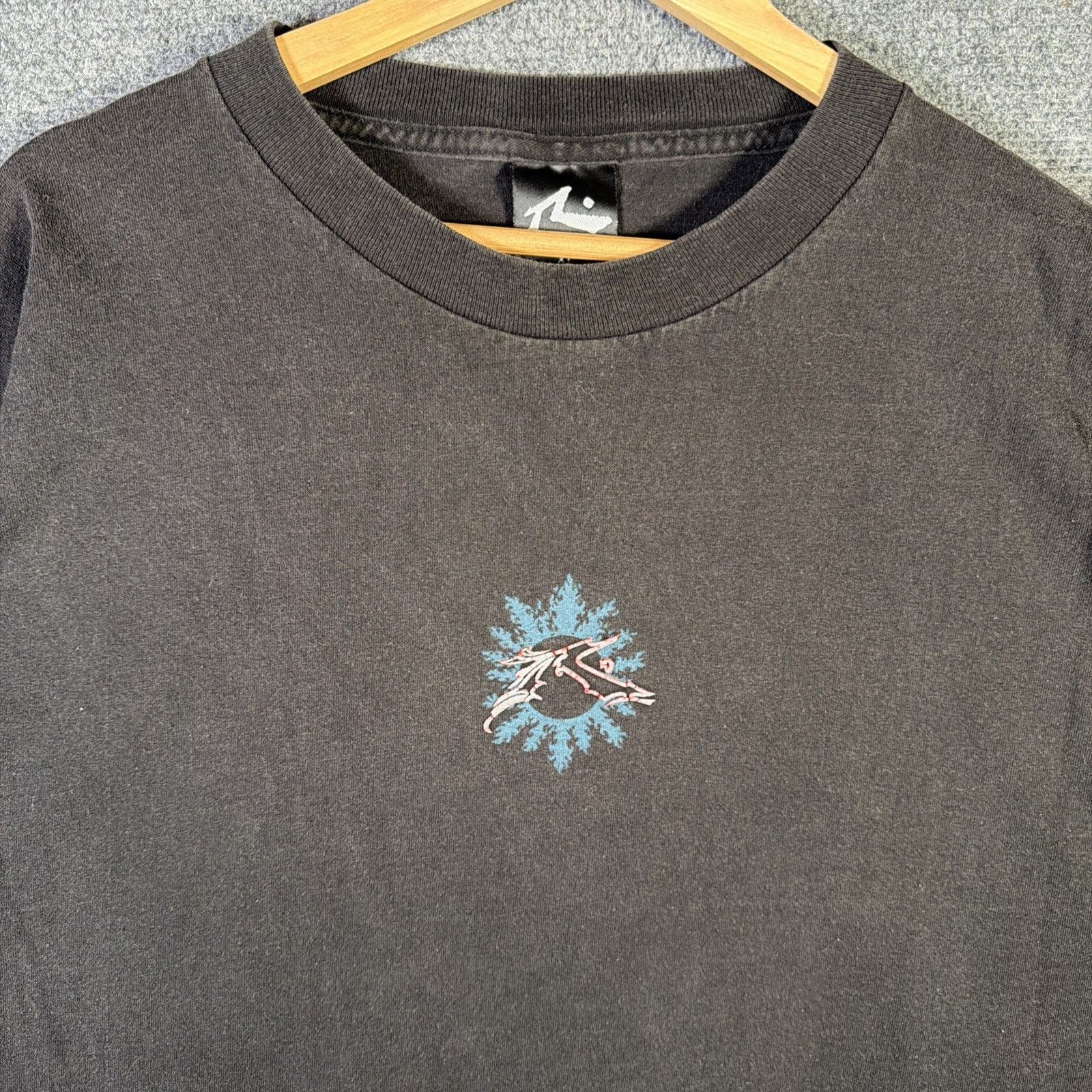 Rusty Vintage Rusty Shirt Mens XL Black 90s Long Sleeve Dragons Size US XL / EU 56 / 4 - 7 Thumbnail