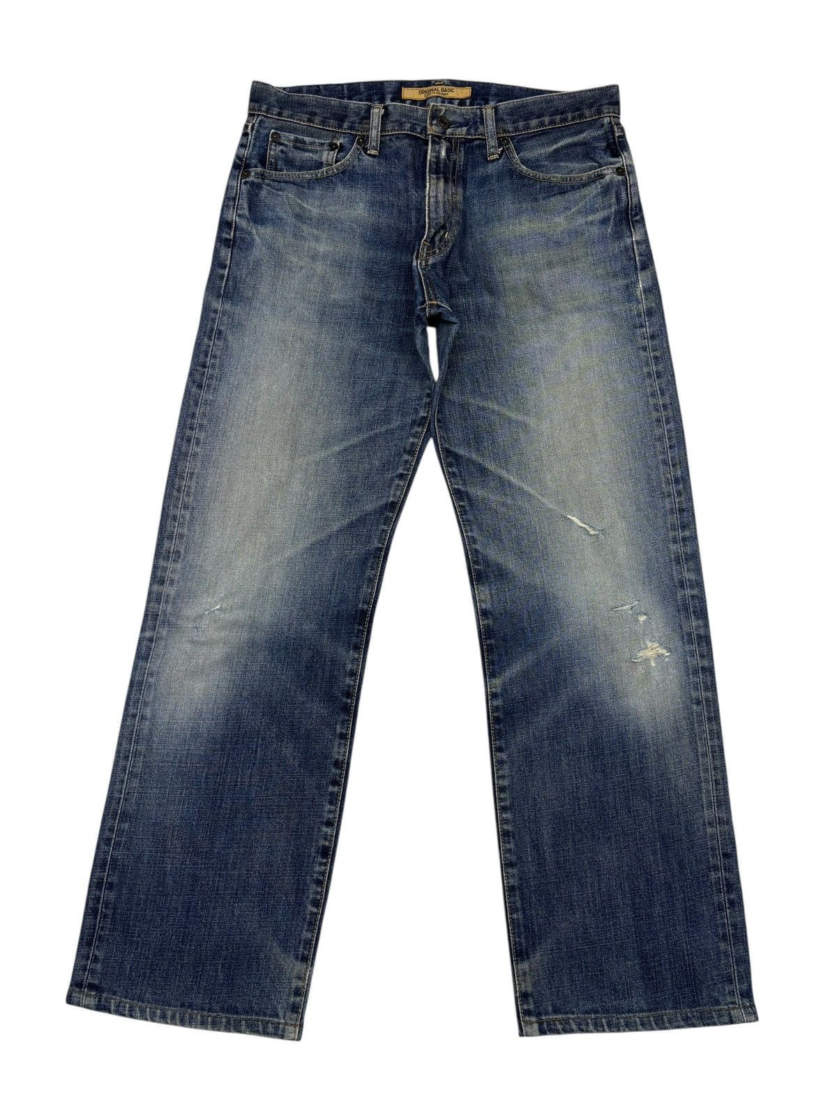 Kapital Vintage Uniqlo S-003 Japan Distressed Denim Jeans Size US 33 - 7 Thumbnail