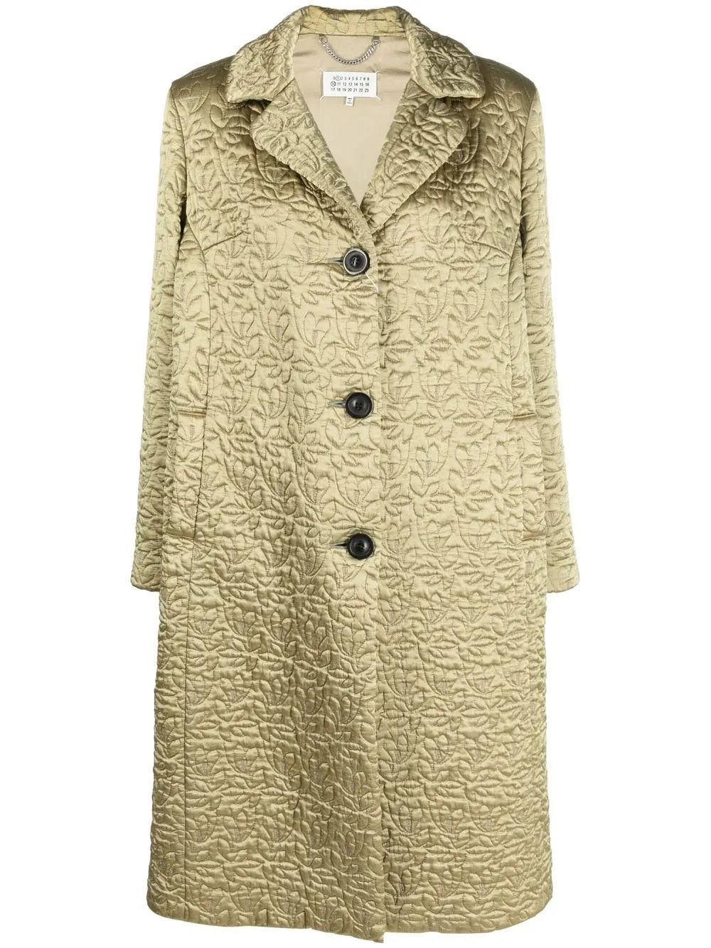 Maison Margiela o1y0625 Coat in Gold Size XS / US 0-2 / IT 36-38 - 1 Preview
