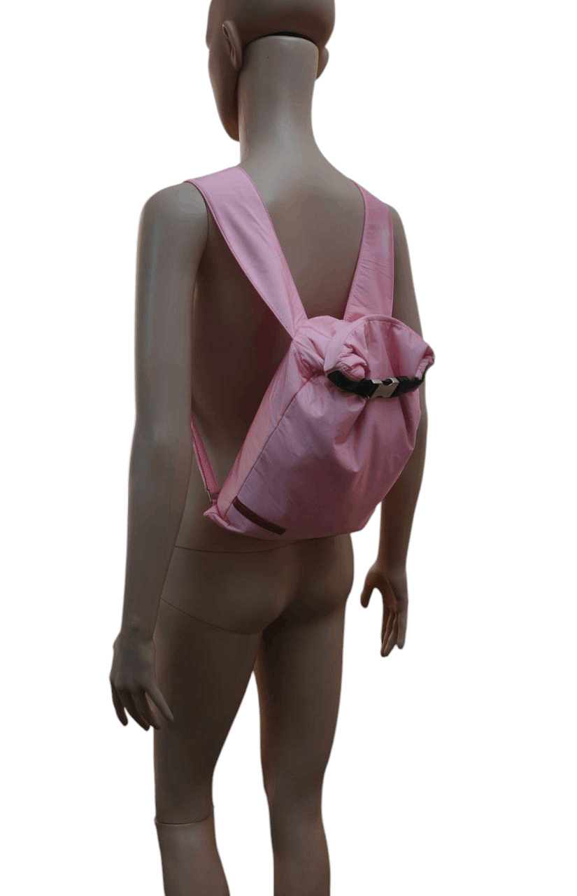 Prada Prada Pink Mini Nylon Backpack Size ONE SIZE - 17 Thumbnail
