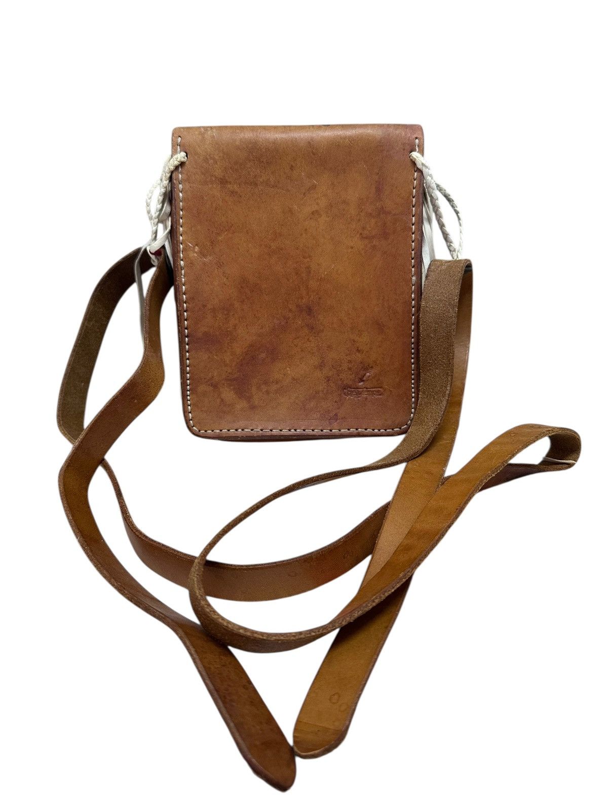 Japanese Brand Vintage Cheyenne Saddle Leather Shoulder Bag/Goro's Bag Size ONE SIZE - 5 Thumbnail
