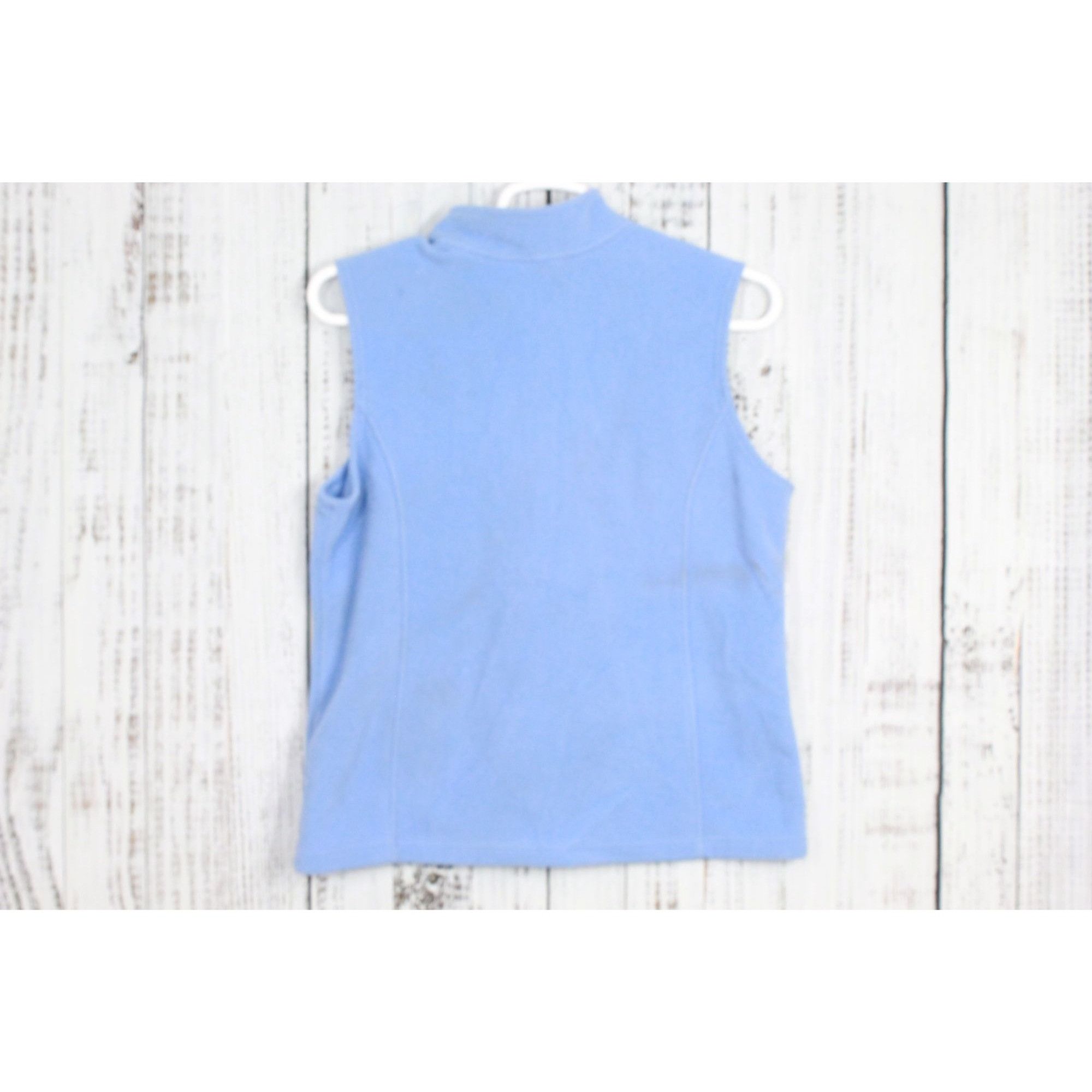 L.L. Bean LL Bean Mountain Fleece Vest Light Blue Women’s XL Size XL / US 12-14 / IT 48-50 - 3 Thumbnail