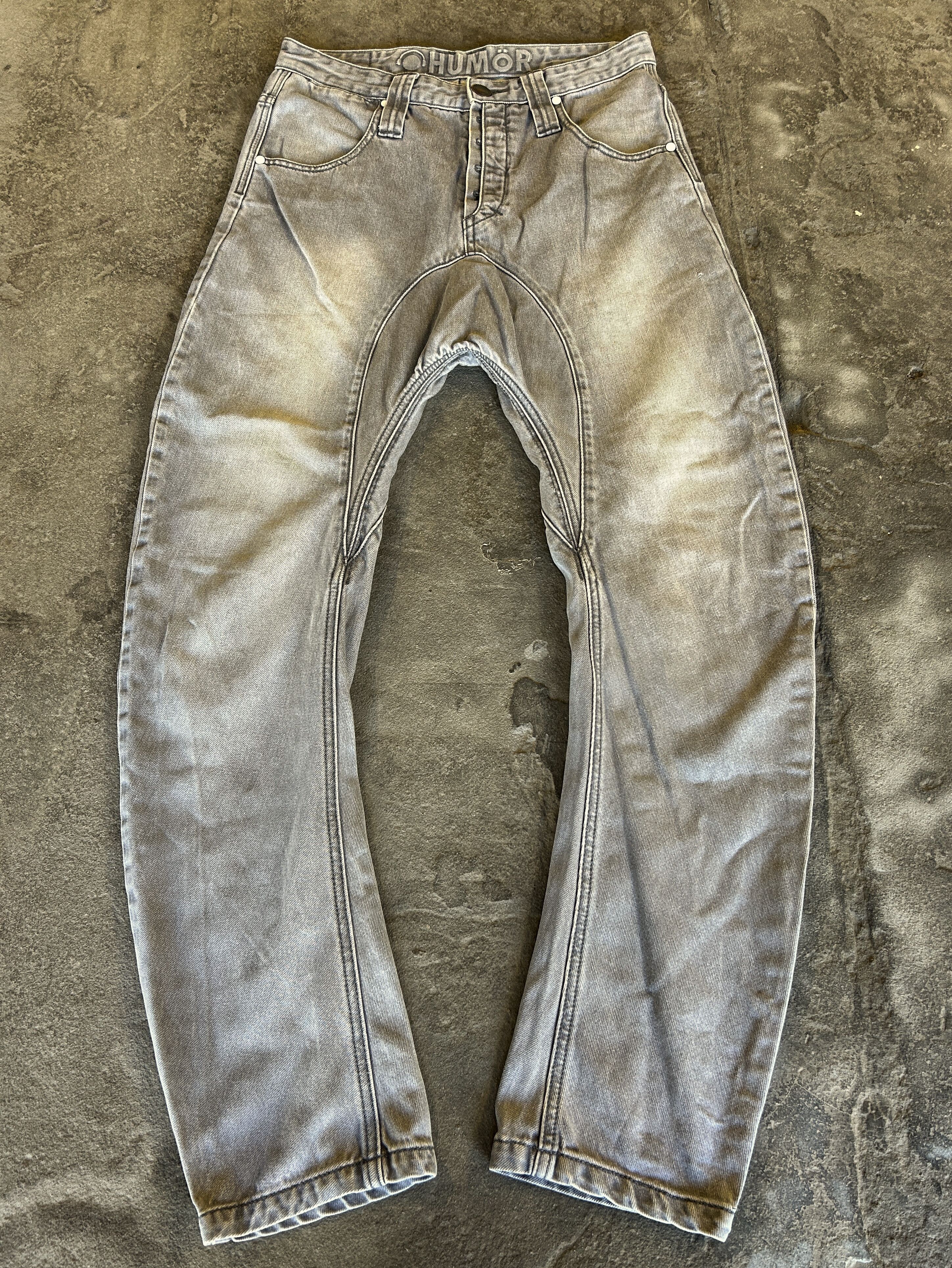 Vintage Vintage Rick Owens Junya Watanabe Style Washed Jeans Size US 32 / EU 48 - 1 Thumbnail