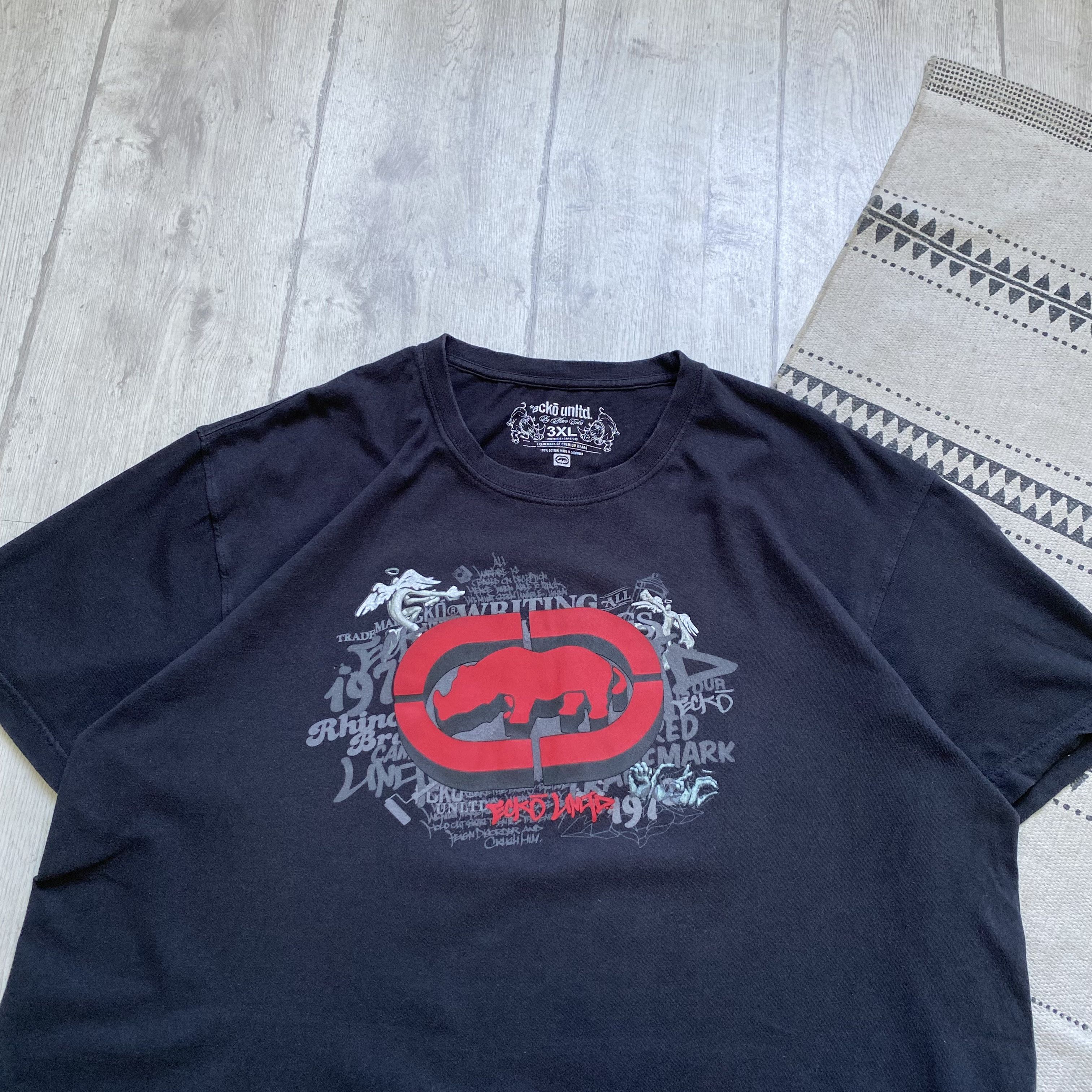 Ecko Unltd. Vintage 2000s Ecko Unltd tee center logo Affliction Tapout Size US XXL / EU 58 / 5 - 2 Thumbnail