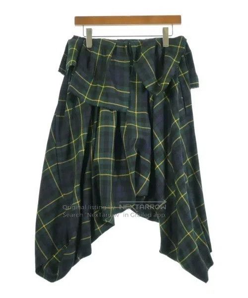 Comme des Garcons Comme Des Garcons size S Green plaid harem pants Size 23" - 1 Thumbnail