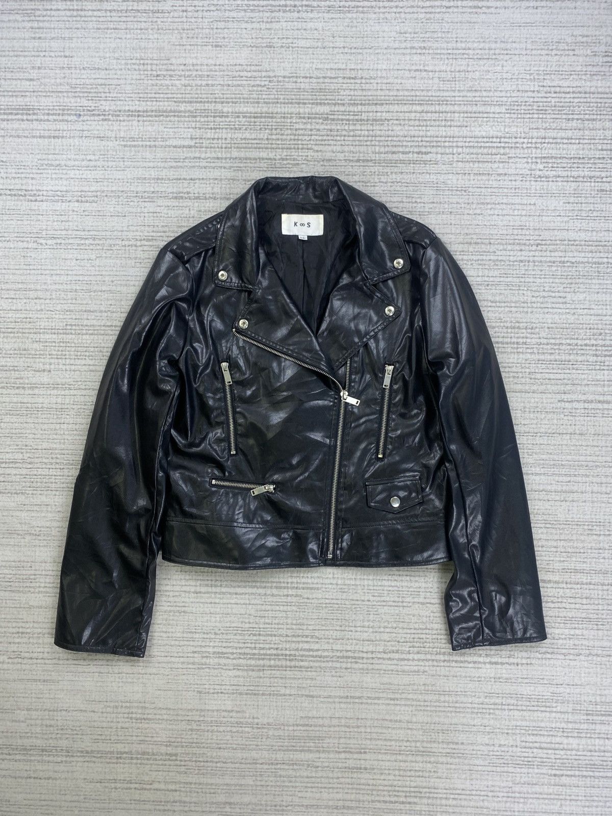 If Six Was Nine Vintage Koos Van Den Akker Double Collar Biker Jacket Size US M / EU 48-50 / 2 - 6 Thumbnail