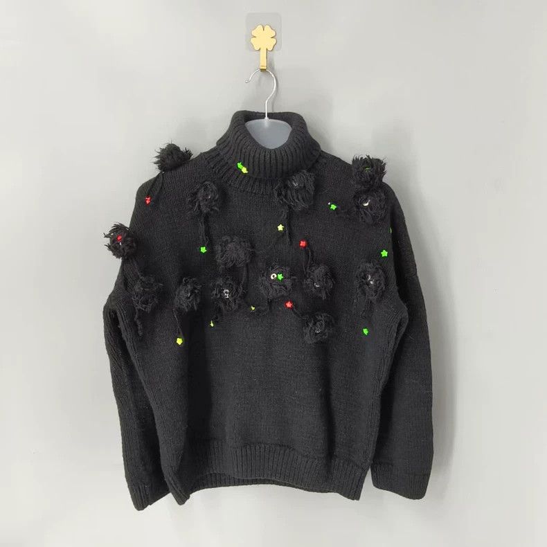 Loewe LOEWE Spirited Away Coal ball High collar Wool sweater Size XS / US 0-2 / IT 36-38 - 1 Thumbnail