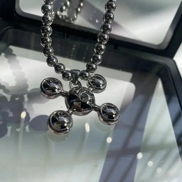 VIBE Bead Chain Quadangle Ball Necklace Size ONE SIZE - 1 Thumbnail