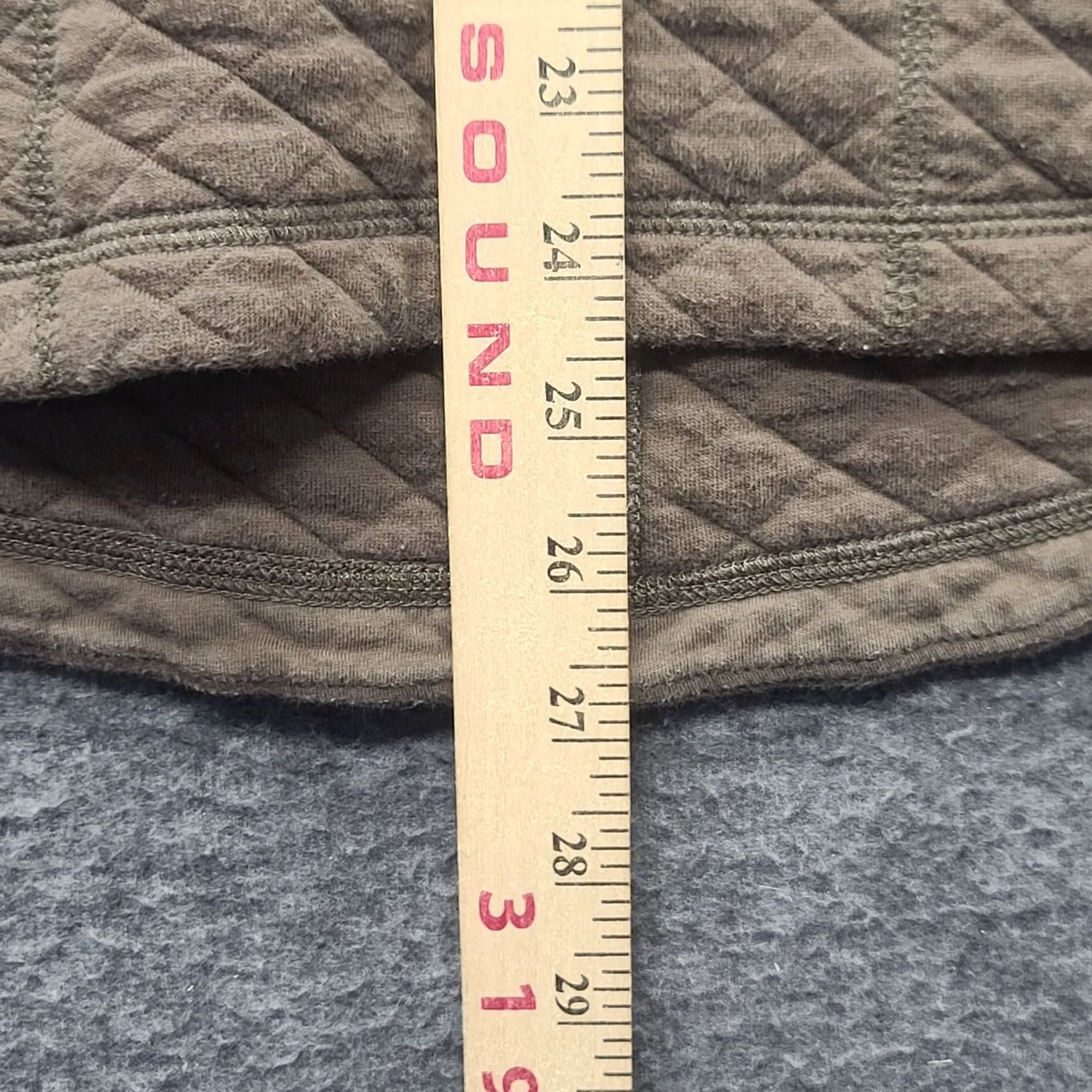 Vintage Duluth Trading Sweatshirt Womens XS Relaxed Knit Quilted Pullover Brown Mock Neck Long Sleeve Casual Size XS / US 0-2 / IT 36-38 - 4 Thumbnail
