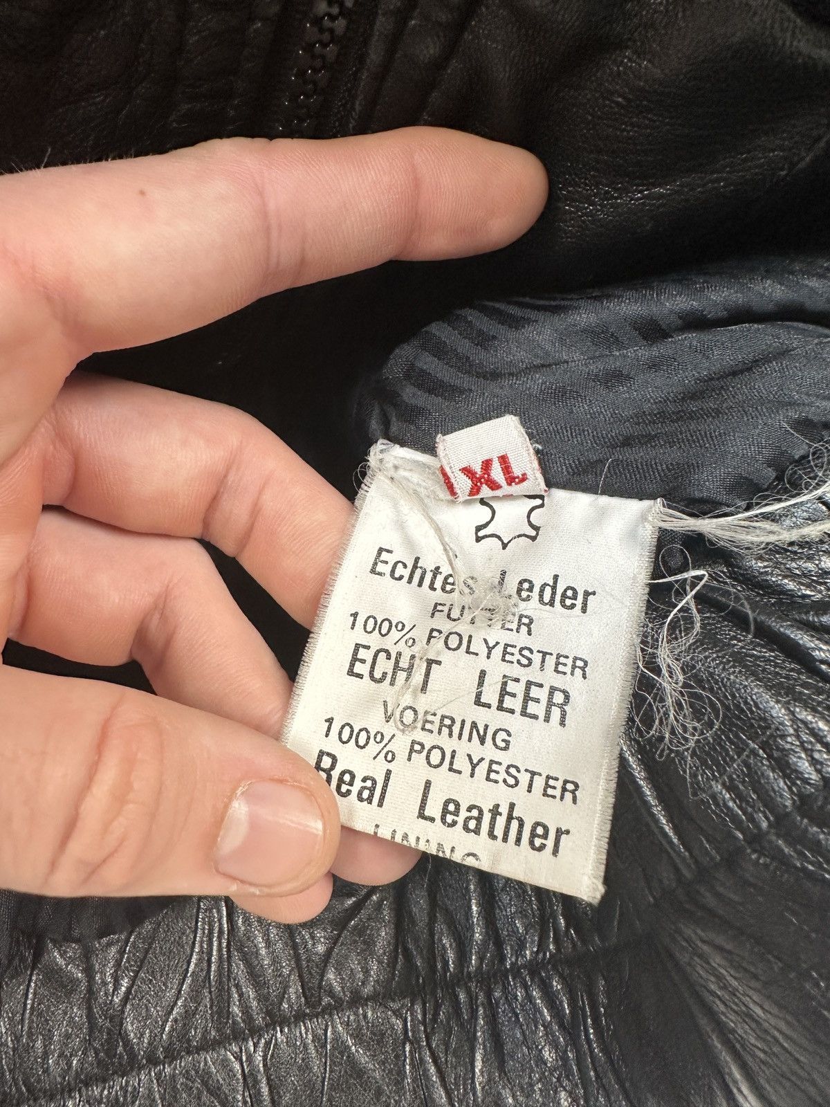 Other Y2K Vintage Leather Jacket Style Opium Baggy Avant Garde XL Size US XL / EU 56 / 4 - 4 Thumbnail