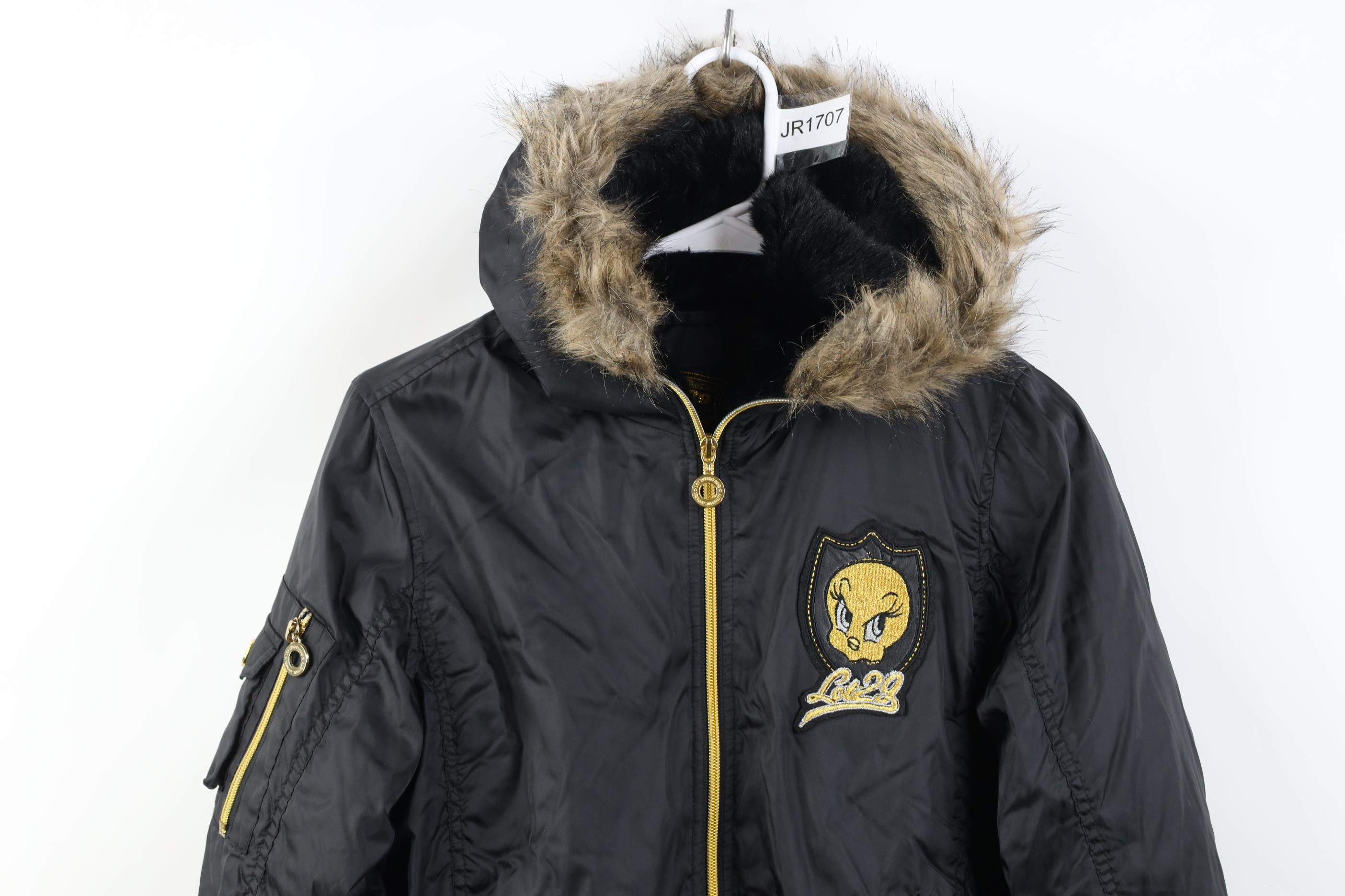 Vintage Deadstock Vintage Y2K Lot 29 Tweety Bird Hooded Jacket Size S / US 4 / IT 40 - 2 Thumbnail