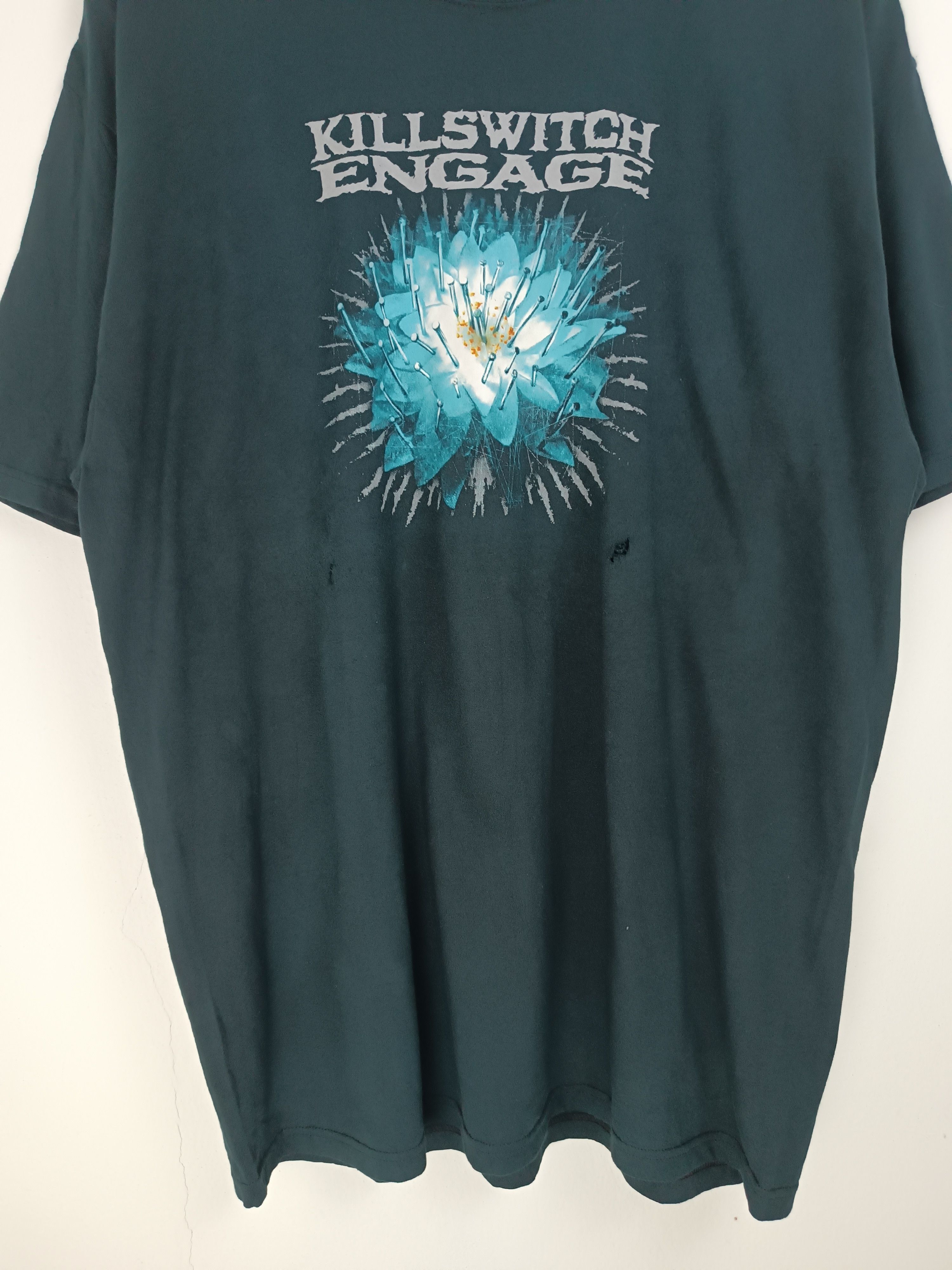 Band Tees THRASHED FADED VINTAGE Y2K KILLSWITCH ENGAGE TEE TRIVIUM Size US XL / EU 56 / 4 - 7 Thumbnail