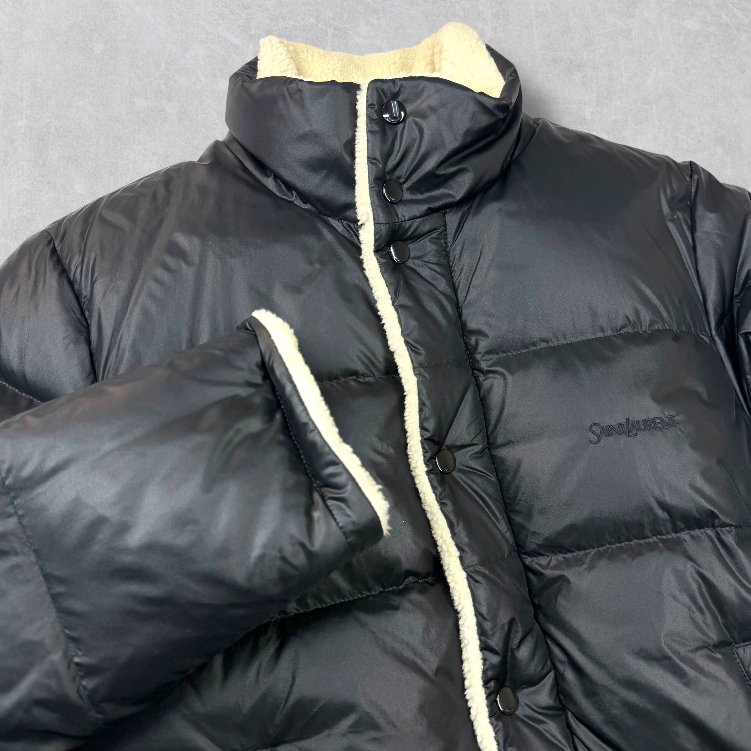 Other Saint Laurent Doudoune Faux Shearling Jacket 50 (M) Size US M / EU 48-50 / 2 - 2 Thumbnail