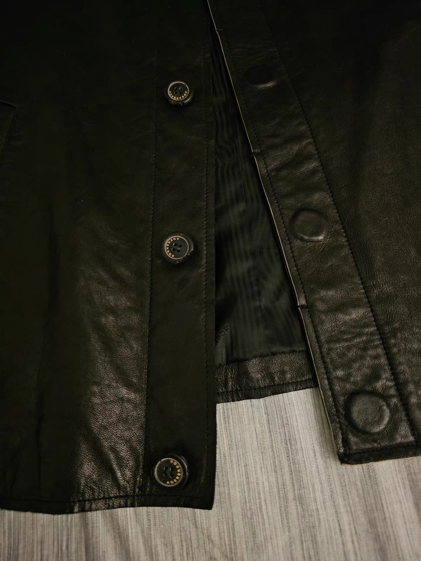 Ader Error Ader Error Women's Sheepskin Leather Jacket K30 Size S / US 4 / IT 40 - 4 Thumbnail