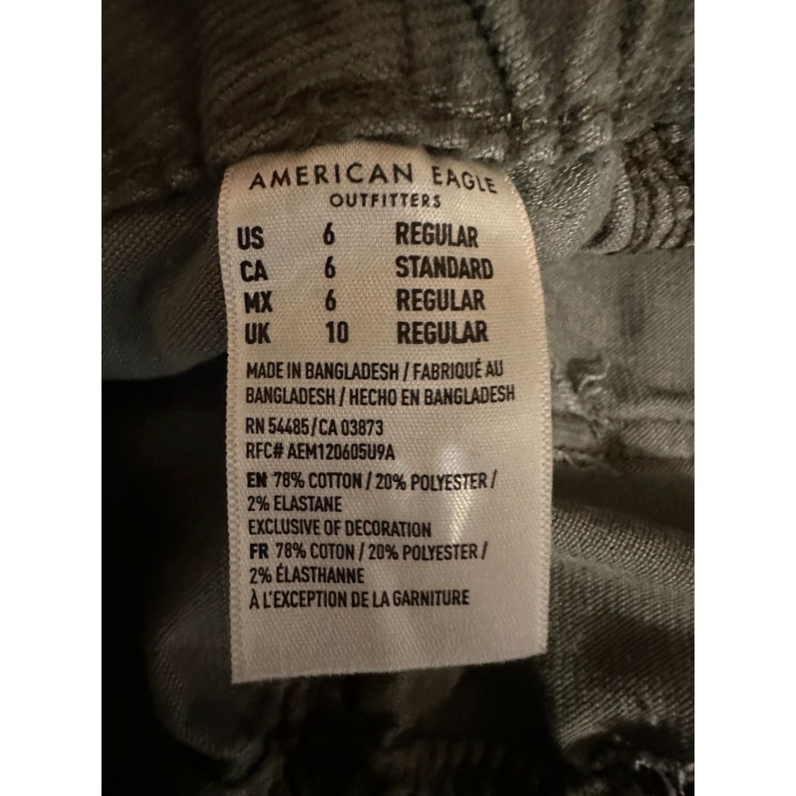 American Eagle Outfitters American Eagle Jean Mini Skirt Women Size 6 Green Size 28" / US 6 / IT 42 - 4 Thumbnail