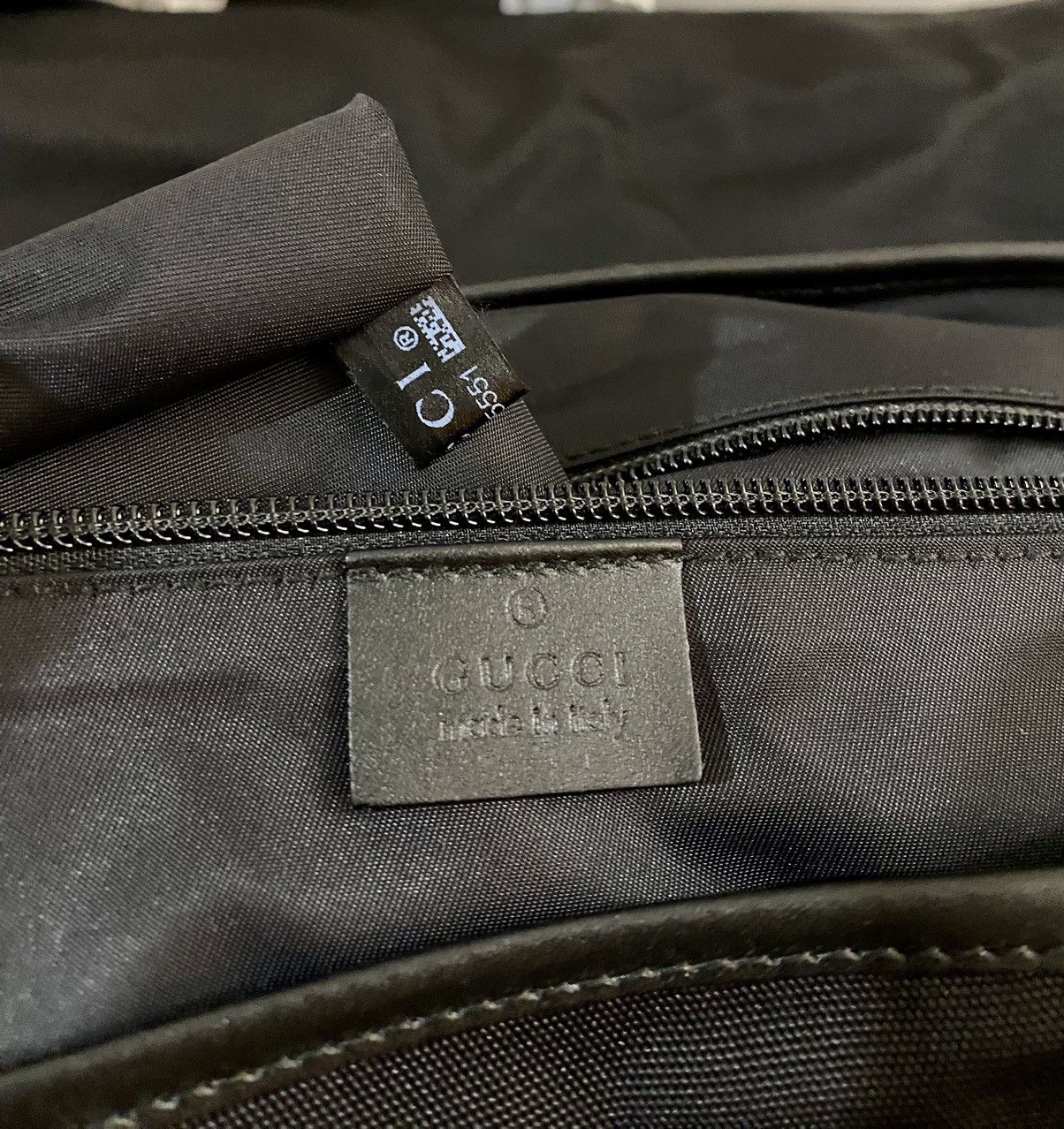 Gucci Gucci 🇮🇹 Nero ballistic nylon messenger bag unisex NEW Size ONE SIZE - 11 Thumbnail