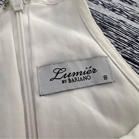 Other Lumier By Bariano White Halter Dress Size S / US 4 / IT 40 - 4 Thumbnail