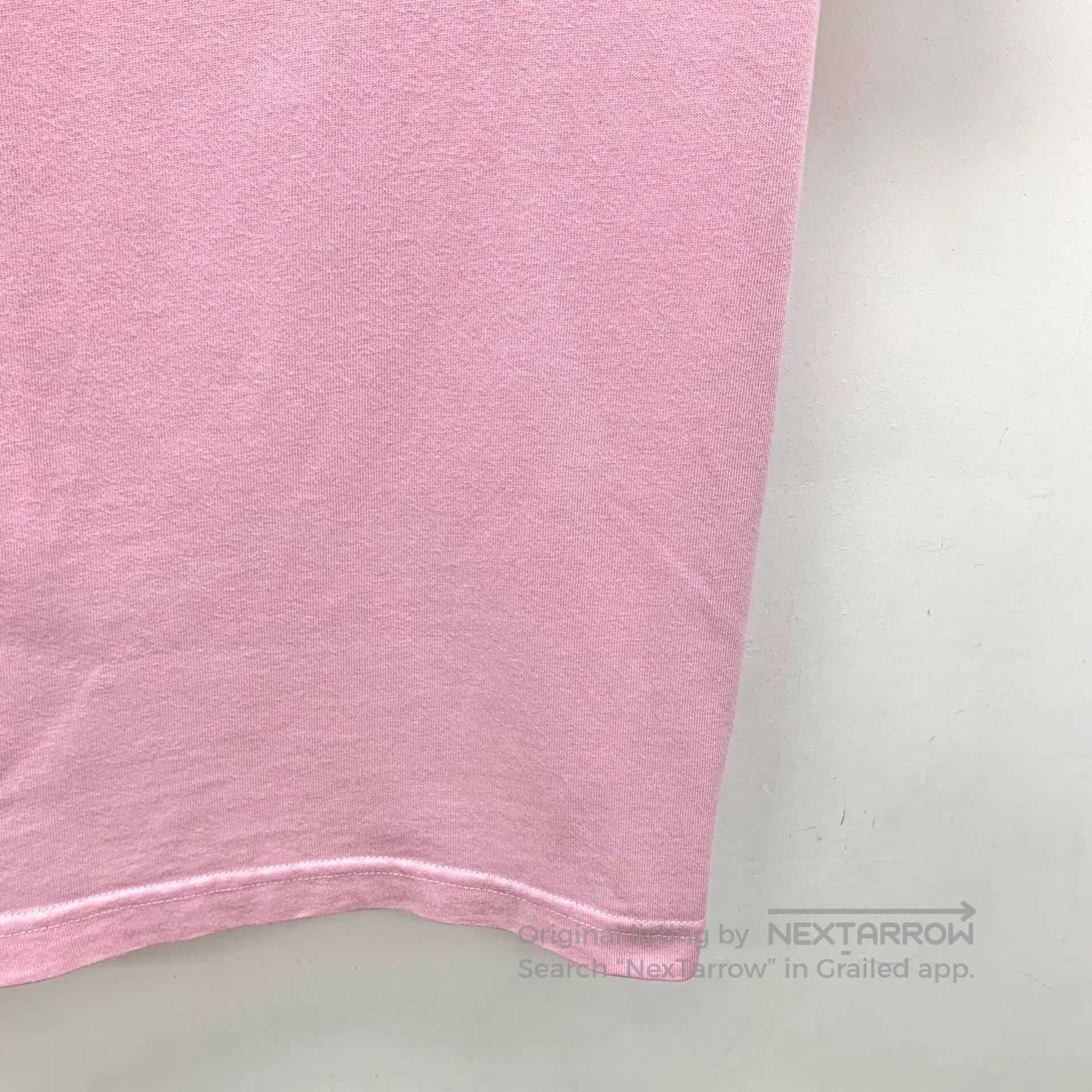 Balenciaga Balenciaga Pink Letter Printed Cotton Crew Neck Short Slee Size US M / EU 48-50 / 2 - 4 Thumbnail