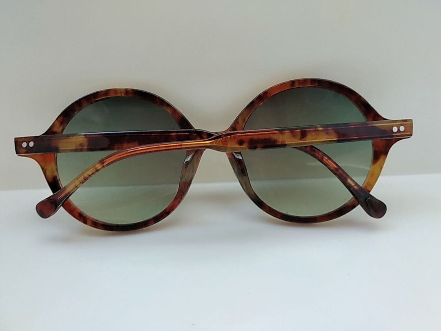 Other Handmade Brown Acetate Round Sunglasses Frame IVY LEAGUE Size ONE SIZE - 8 Thumbnail