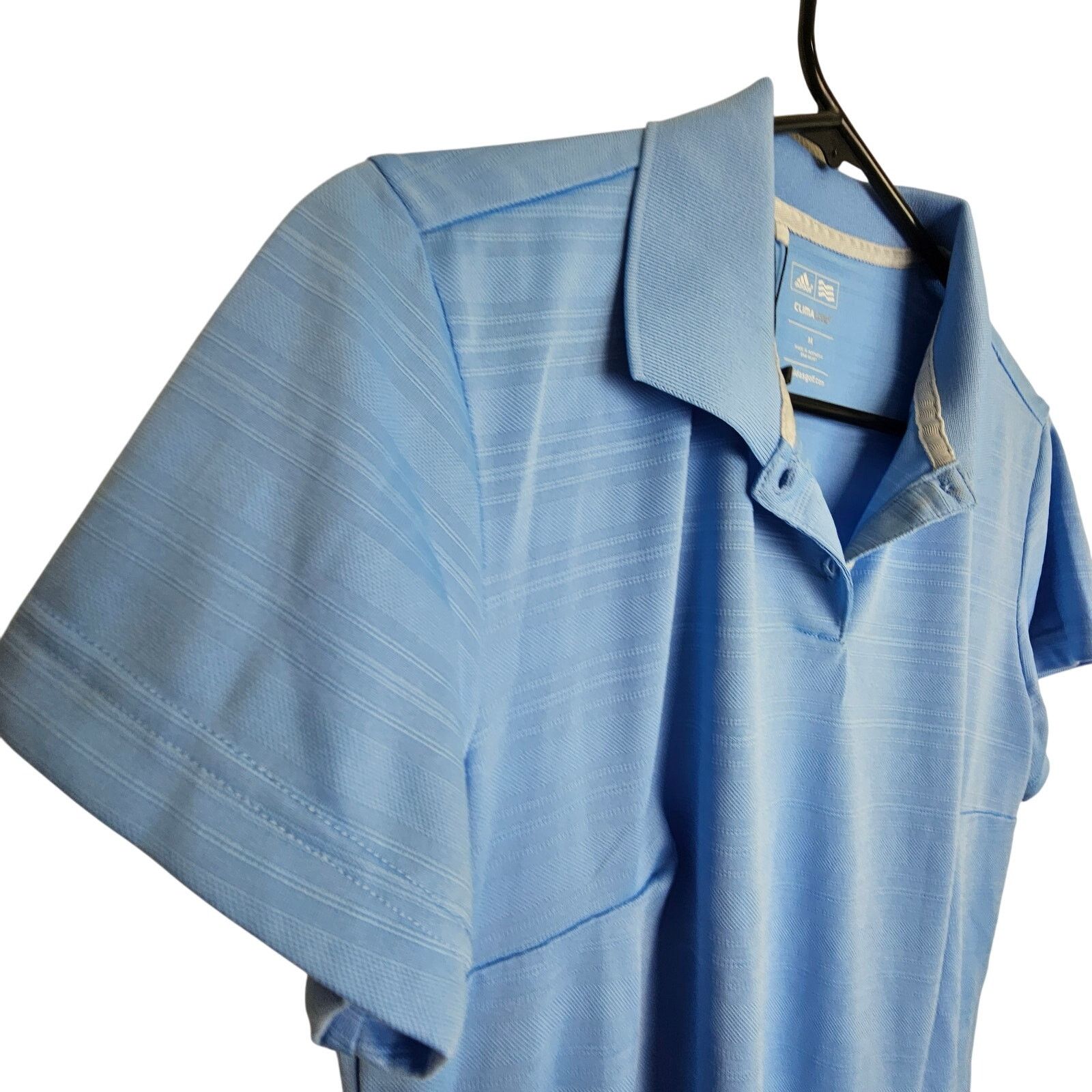 Adidas Adidas Womens Climalite Golf Polo Shirt Sz M Sporty Stretch Size M / US 6-8 / IT 42-44 - 4 Thumbnail
