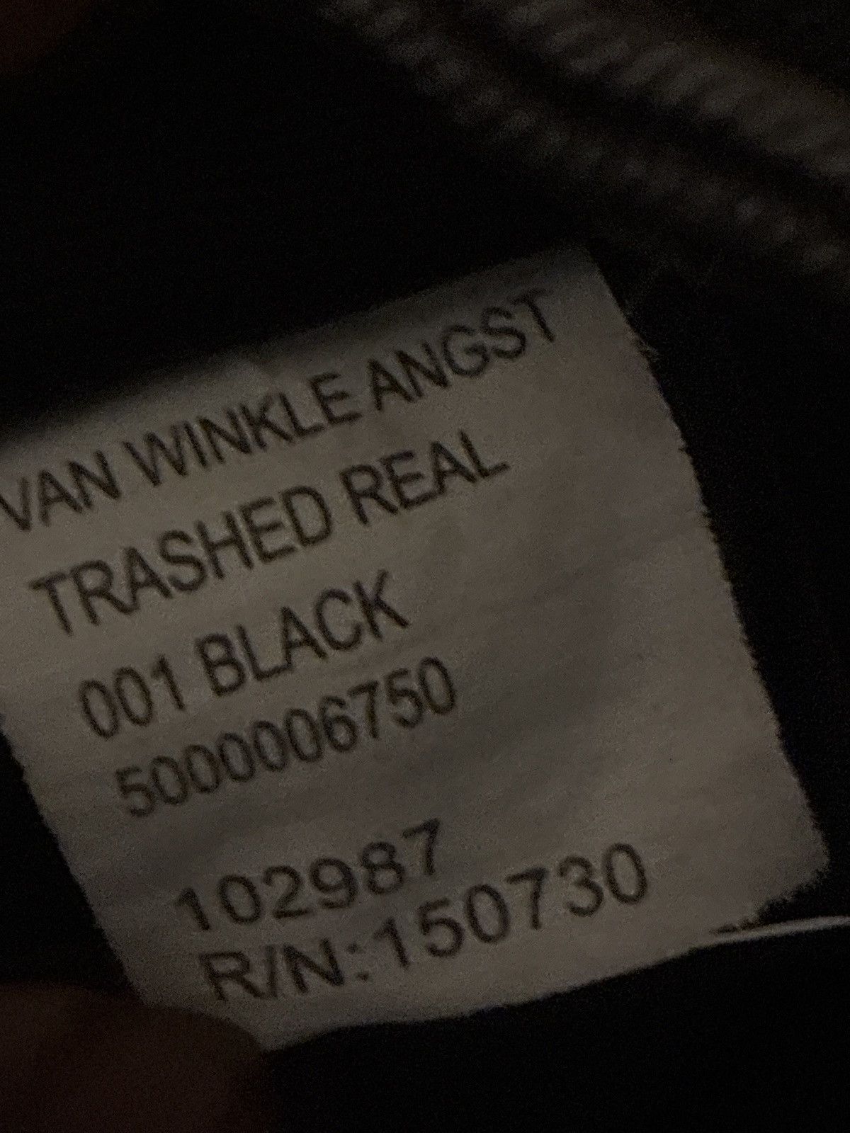 Ksubi van winkle angst black trashed Jeans Size US 36 / EU 52 - 2 Thumbnail