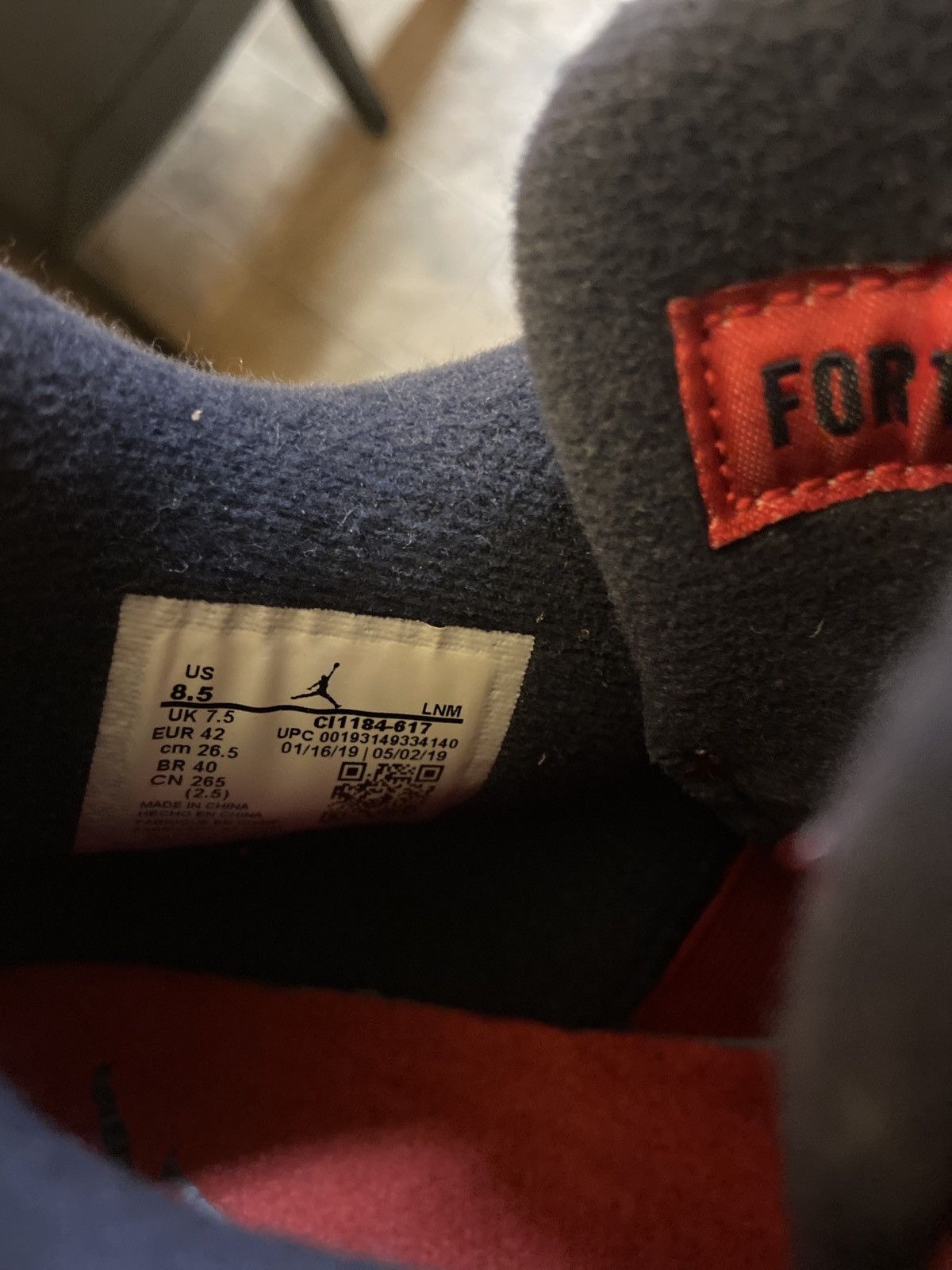 Jordan Brand Jordan 4 SE FIBA Size US 8.5 / EU 41-42 - 6 Thumbnail