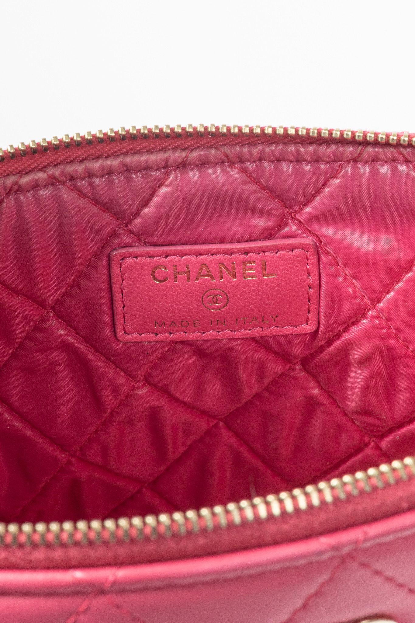 Chanel Chanel Pink Quilted Lambskin Medium O-Case Size ONE SIZE - 9 Thumbnail
