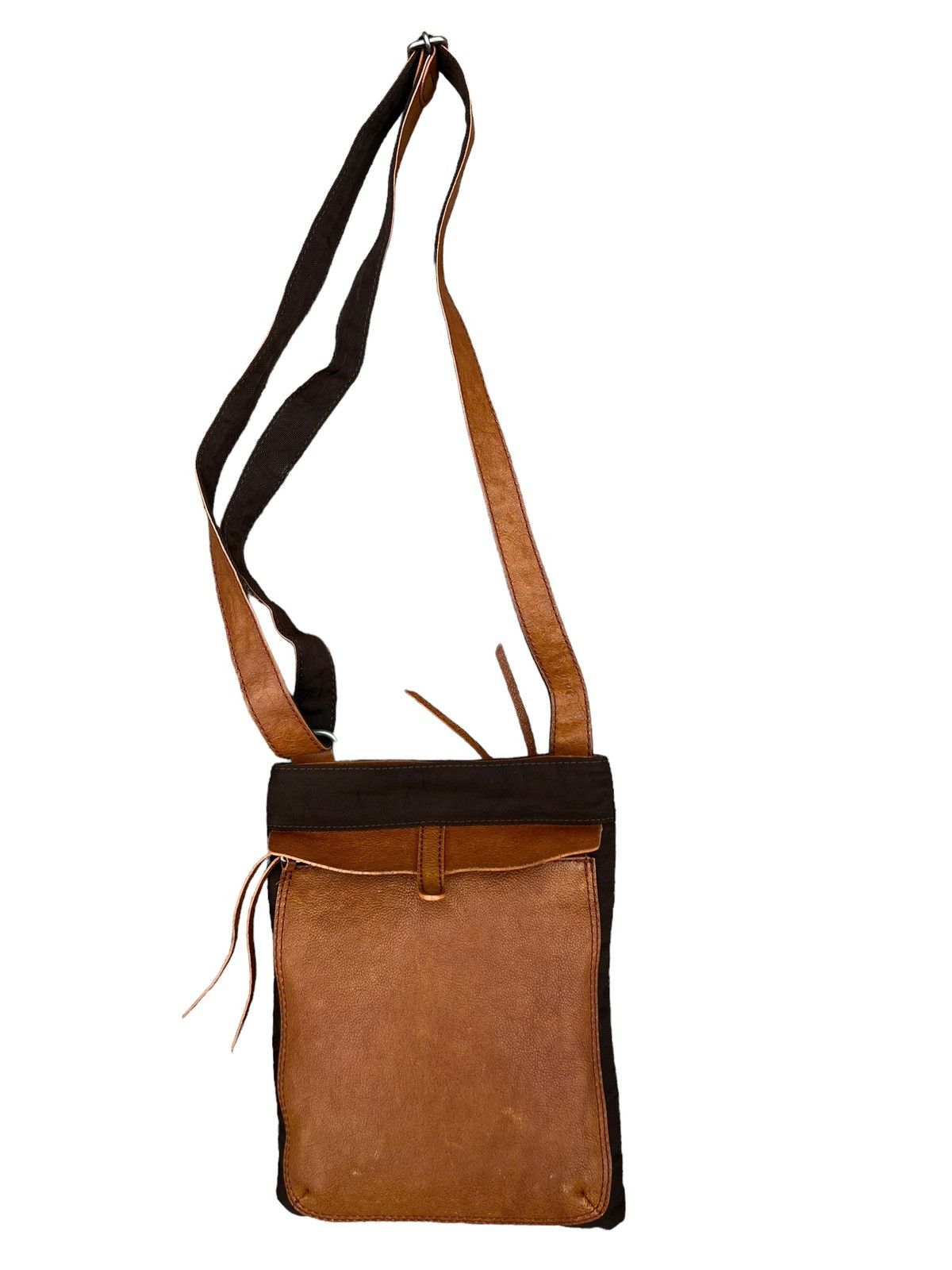 Leather Vintage Arukan Japan Hybrid Leather Bag Size ONE SIZE - 1 Thumbnail