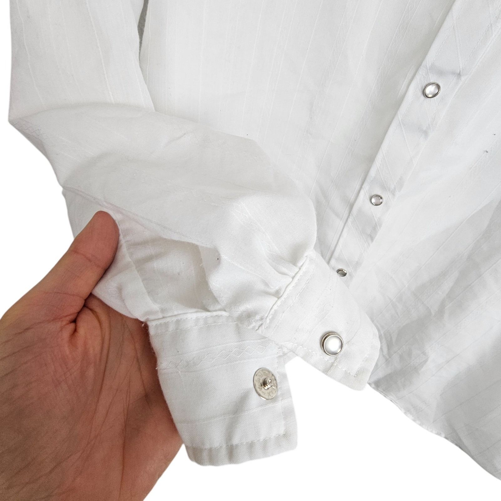 Fenton Vintage Fenton Womens Western Shirt Size 19/20 Snap Ruffle Size XL / US 12-14 / IT 48-50 - 4 Thumbnail