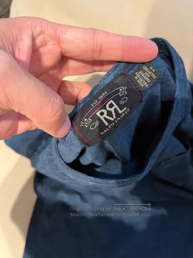 Other RRL Ralph Lauren Short sleeved T-shirt with pocket navy bl Size US S / EU 44-46 / 1 - 2 Thumbnail
