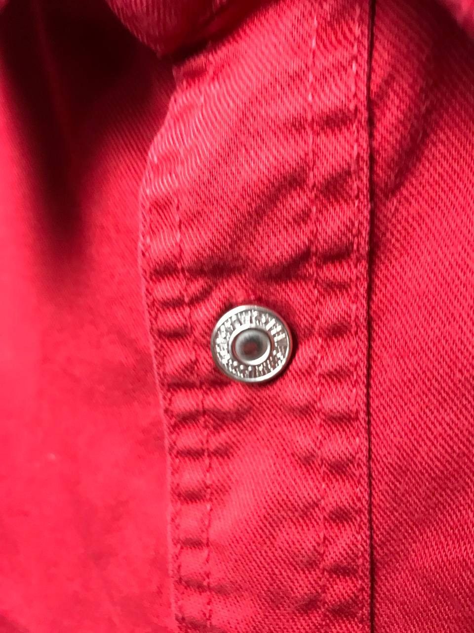 Levi's 🔥 00s Levis Red Button Up Shirt Loose Fit Cotton USA Vintage Size US M / EU 48-50 / 2 - 9 Thumbnail